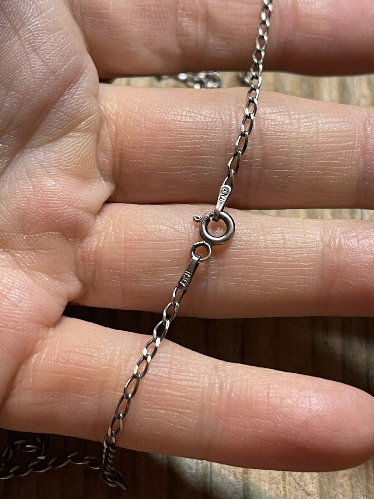 Sterling Silver & Pink Dream Mojave Oval Necklace