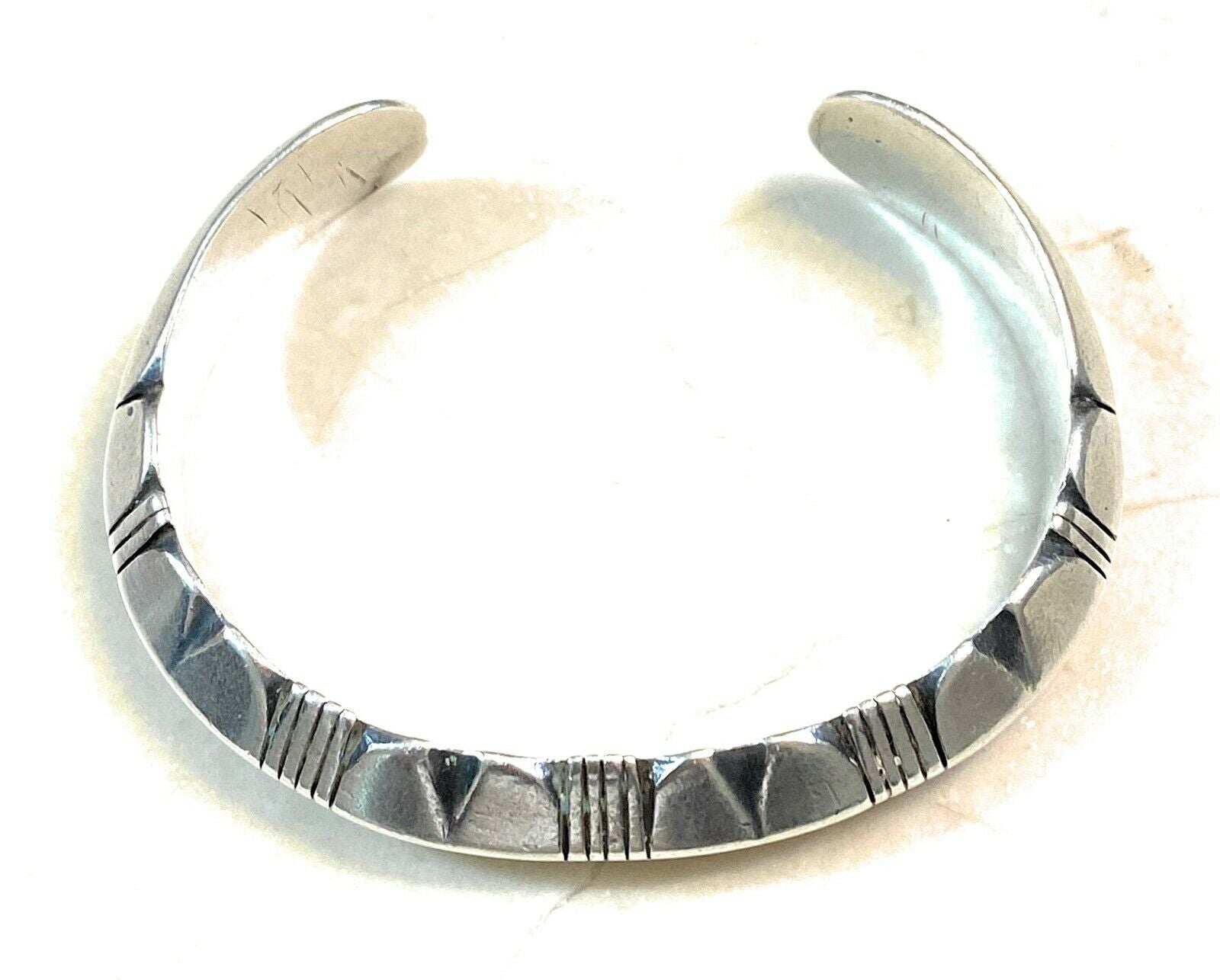 Handcrafted & Gorgeous Sterling Silver Bracelet Signed By The Artist
