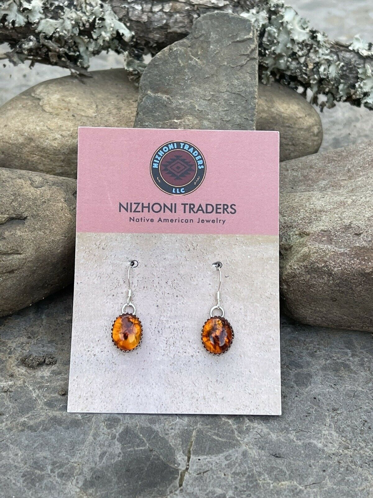 Handcrafted Topaz and Sterling Silver Dangle 1 “ Earrings