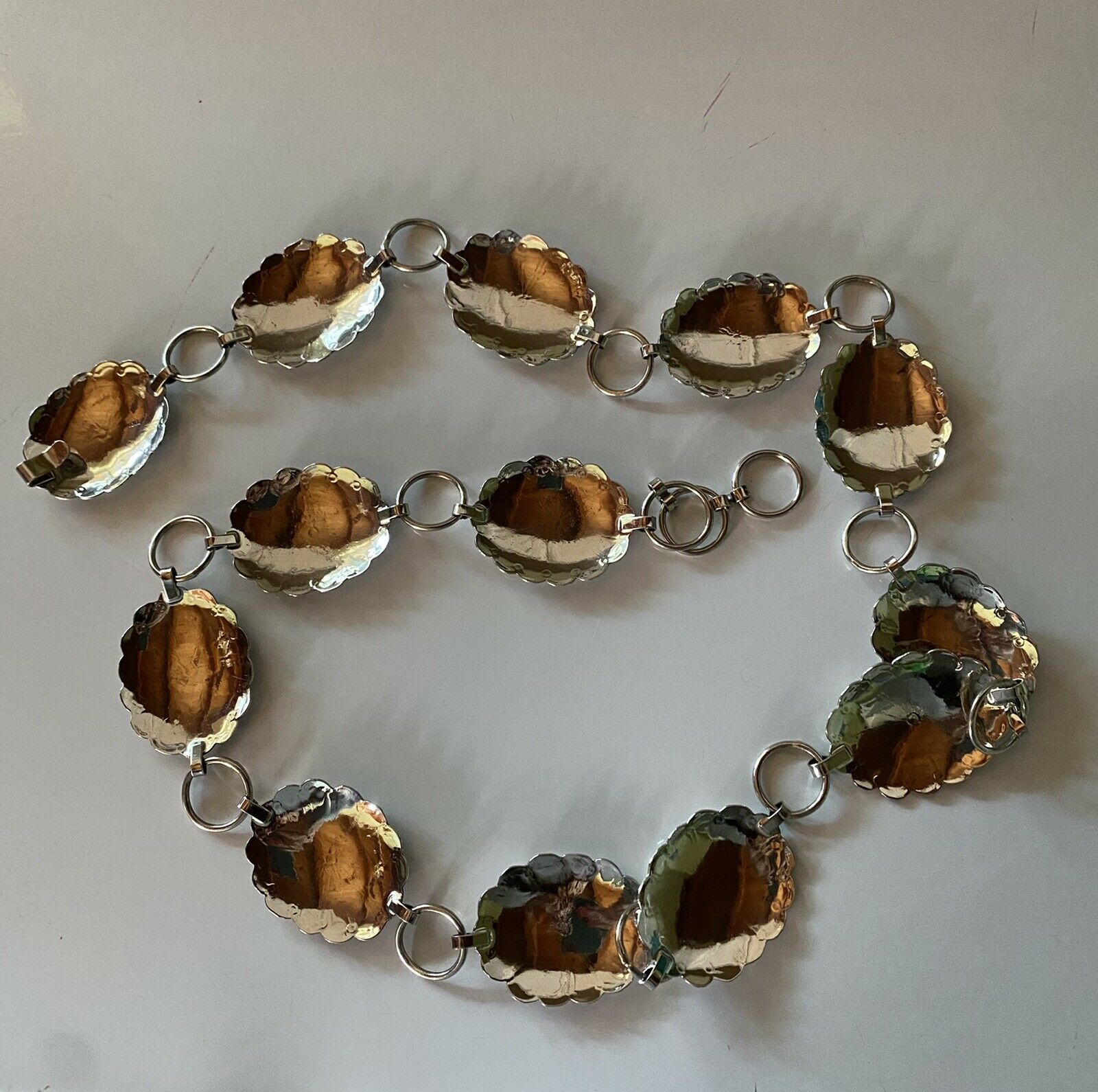 Handcrafted Beautiful Nickel Silver Concho Belt