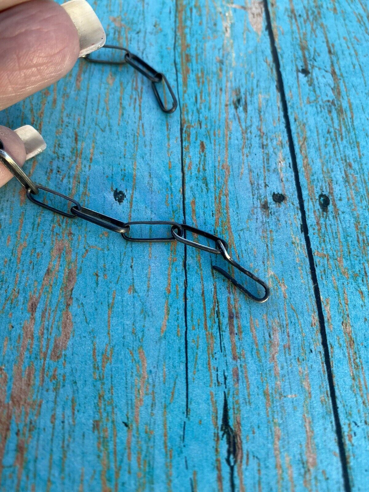 Sterling Silver Beautiful Handmade Chain Link Extender 8”