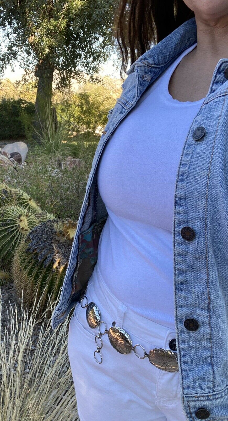 Handcrafted Beautiful Nickel Silver Concho Belt