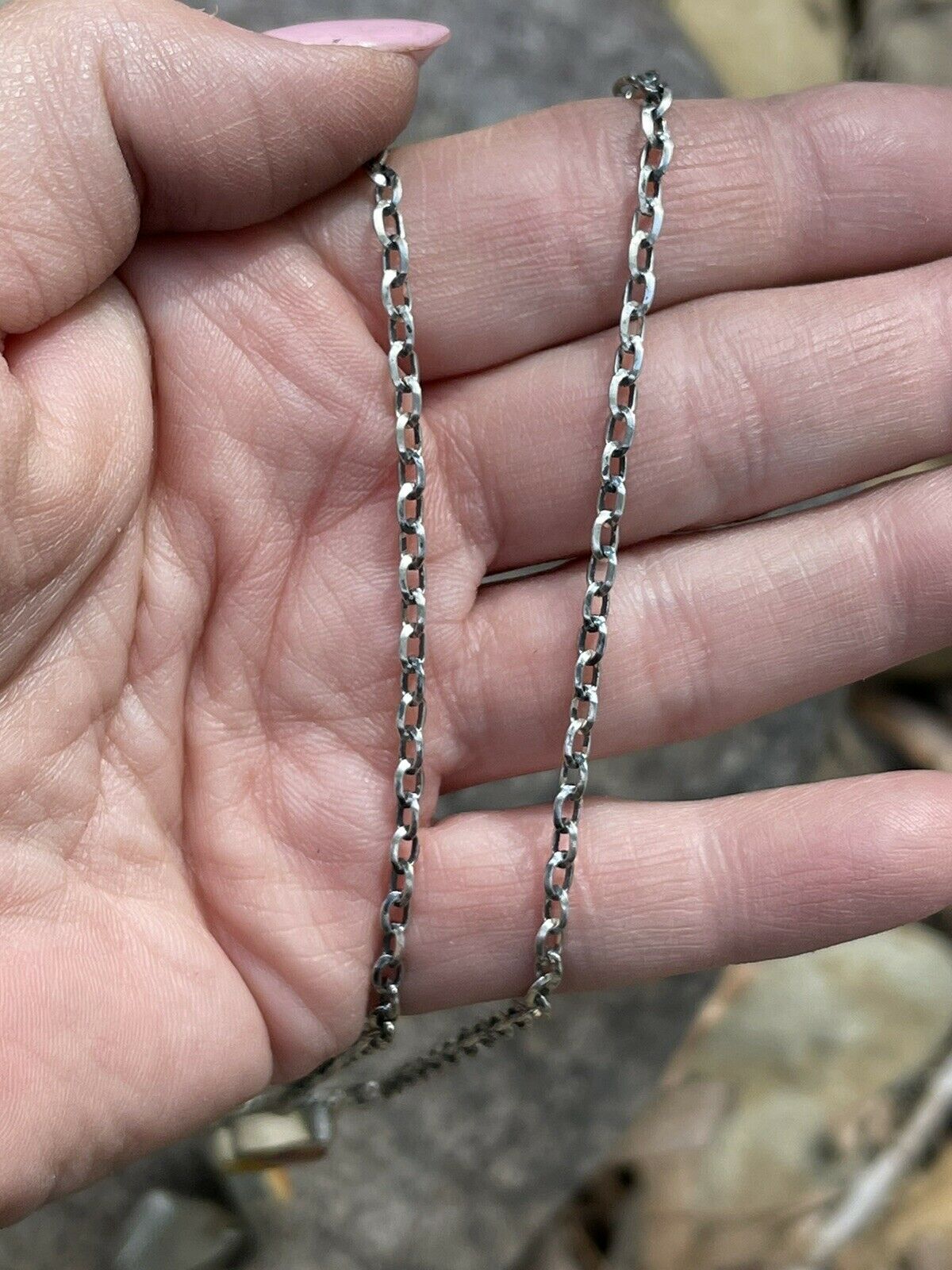 Handcrafted Spiny and Sterling 5 Stone Multi Shape Lariat Necklace