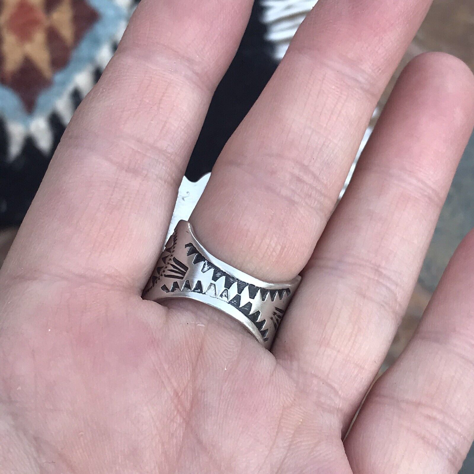 Handcrafted Sterling Silver Natural Red Coral Cluster Ring Lorenzo James