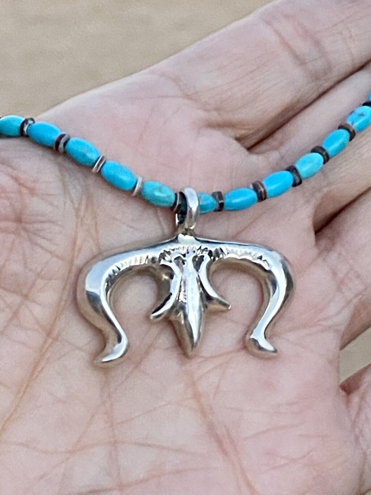 Handcrafted Sterling Silver Mini Naja Pendant