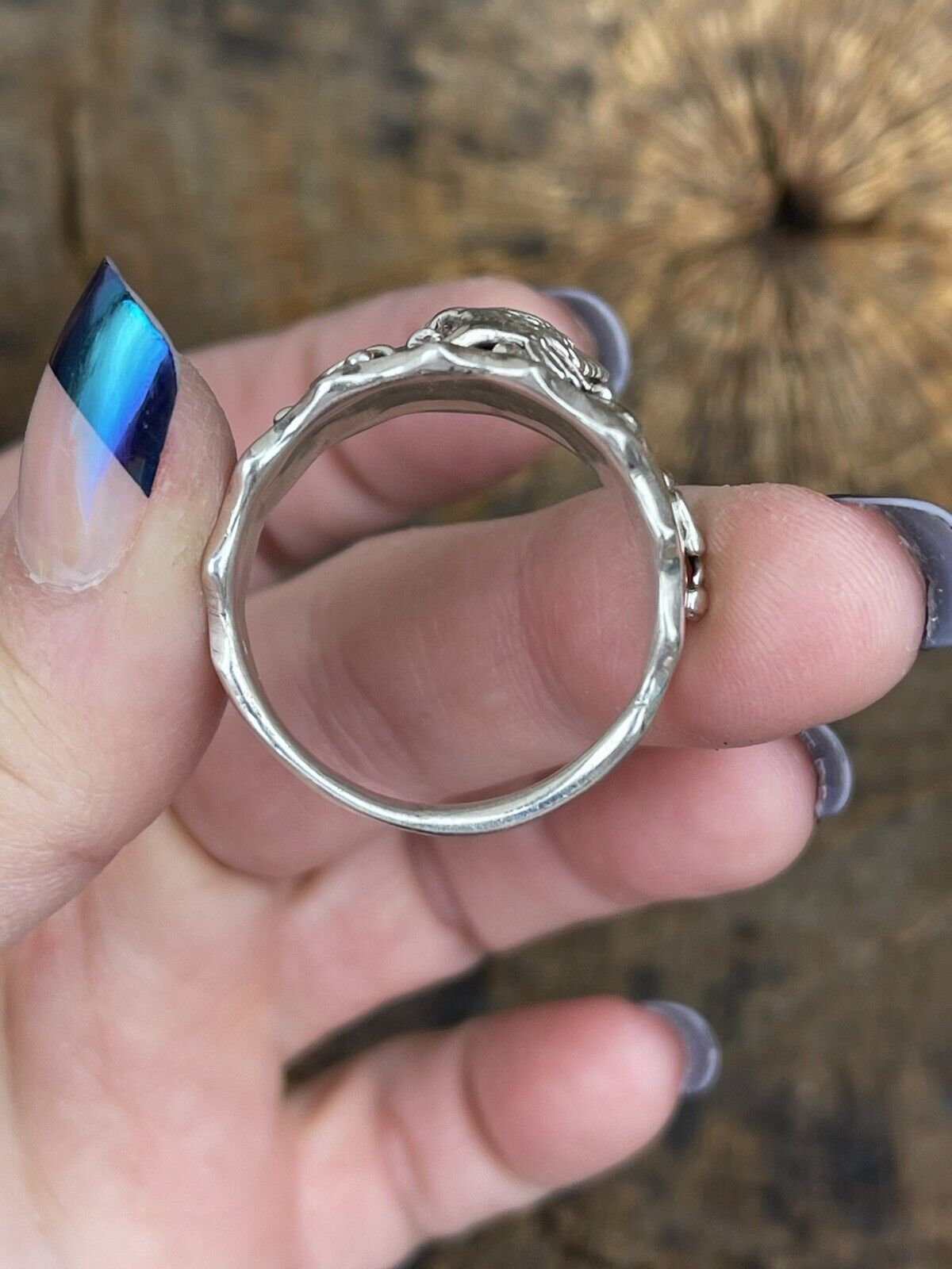 Handcrafted Sterling Silver Men’s Eagle Ring