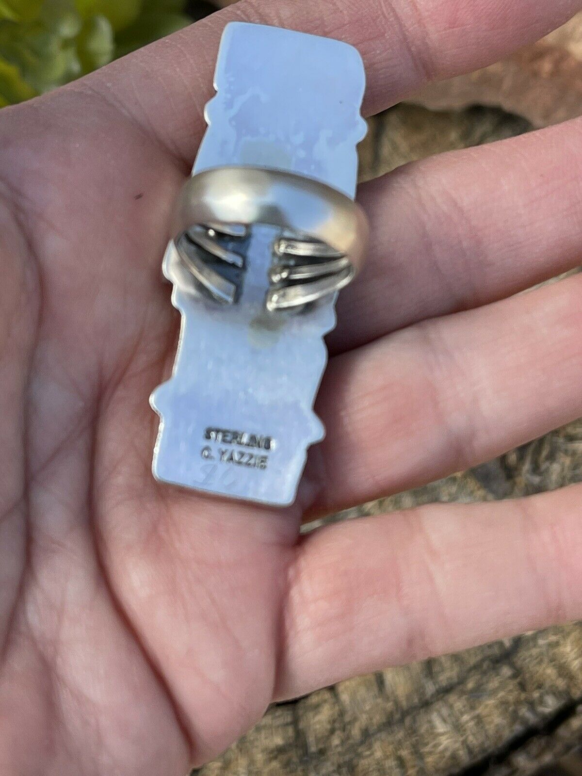 Handcrafted Pink Dream Mohave & Sterling Silver Ring Size 6