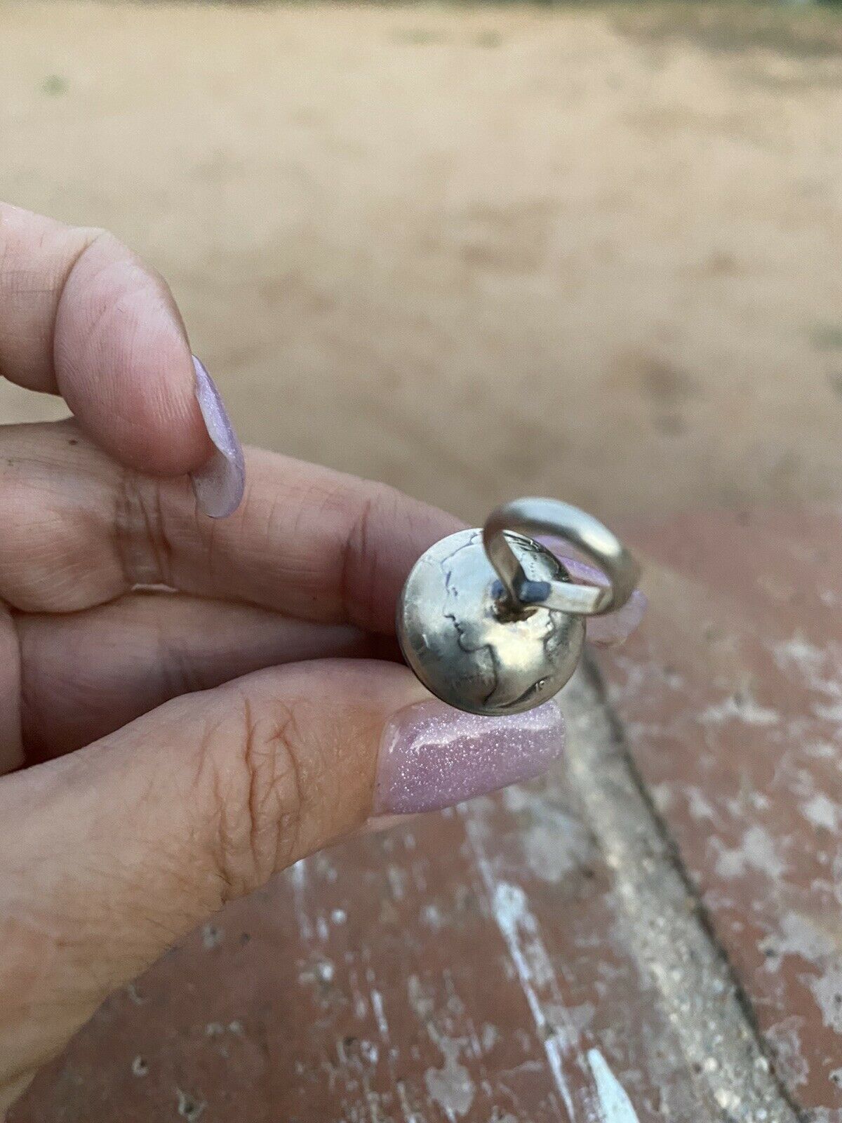 Handcrafted Sterling Silver Liberty Dime Blossom Pendant