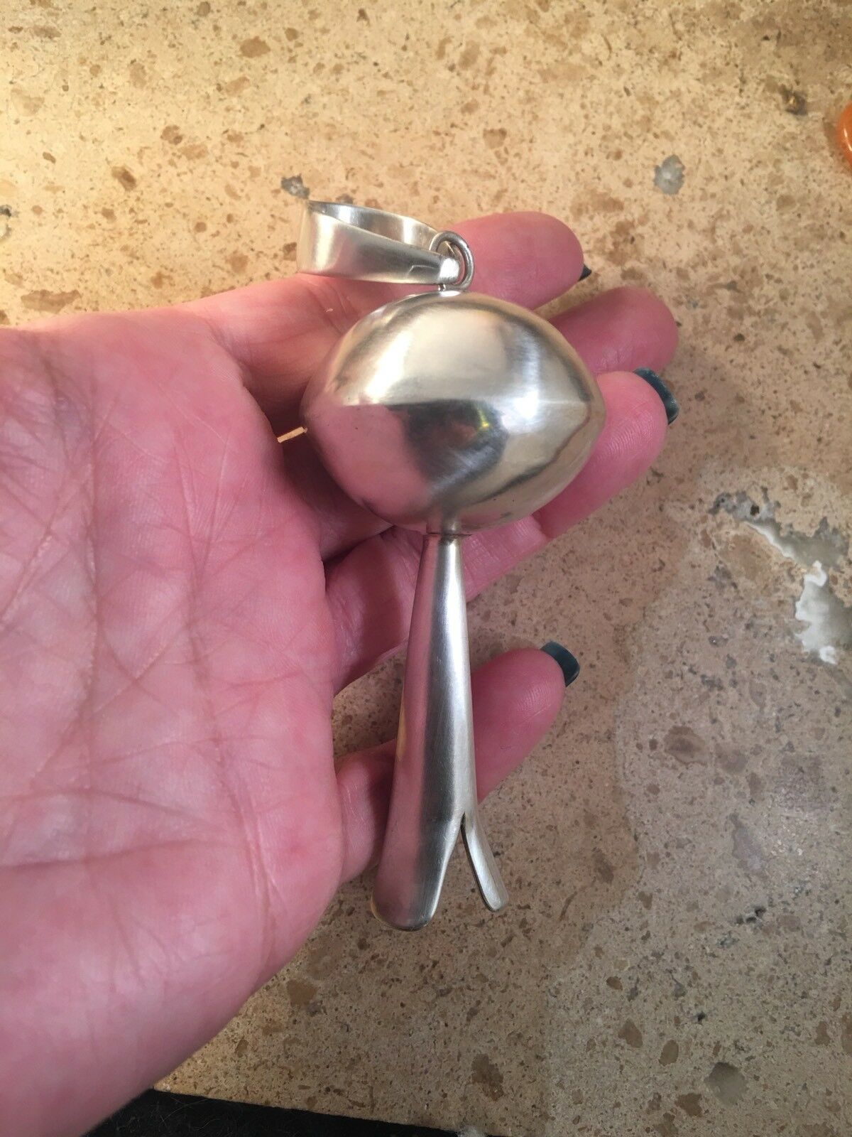 Handcrafted Lorenzo James Sterling Silver Blossom Pendant