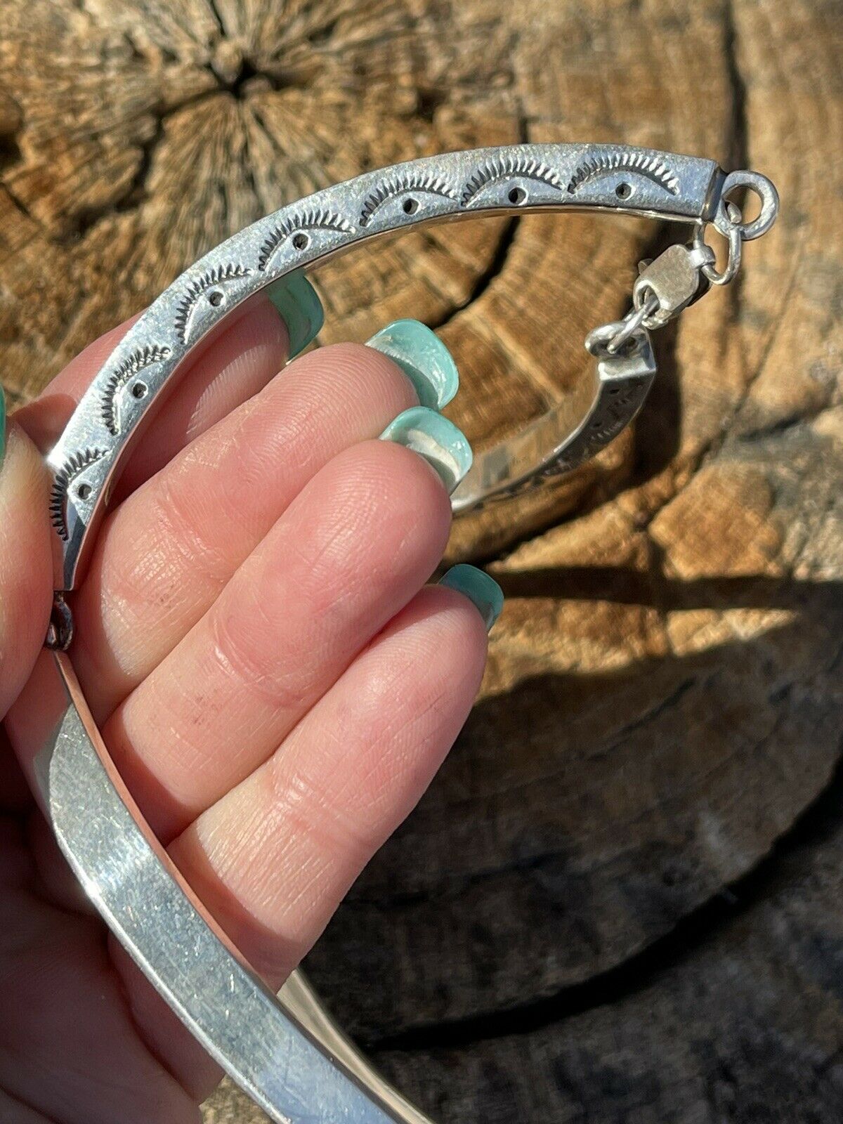 Handcrafted Vintage Amethyst & Sterling Silver Necklace and Earrings Set