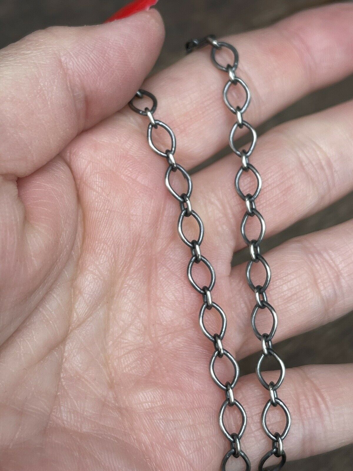 Handcrafted White Buffalo & Sterling Silver Circle Cluster Necklace Signed