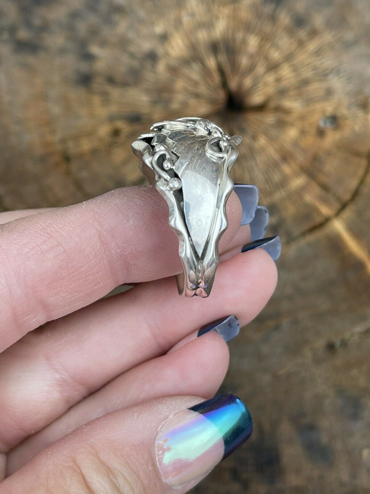 Handcrafted Sterling Silver Men’s Eagle Ring