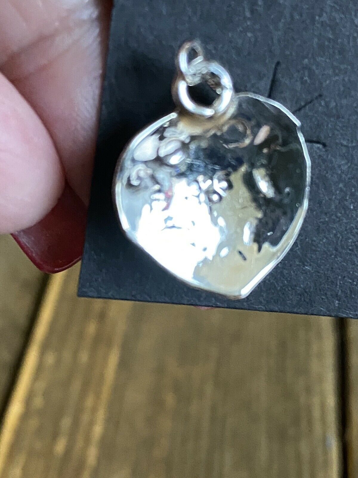 Handcrafted Sterling Silver Turquoise Heart Dangle Earrings