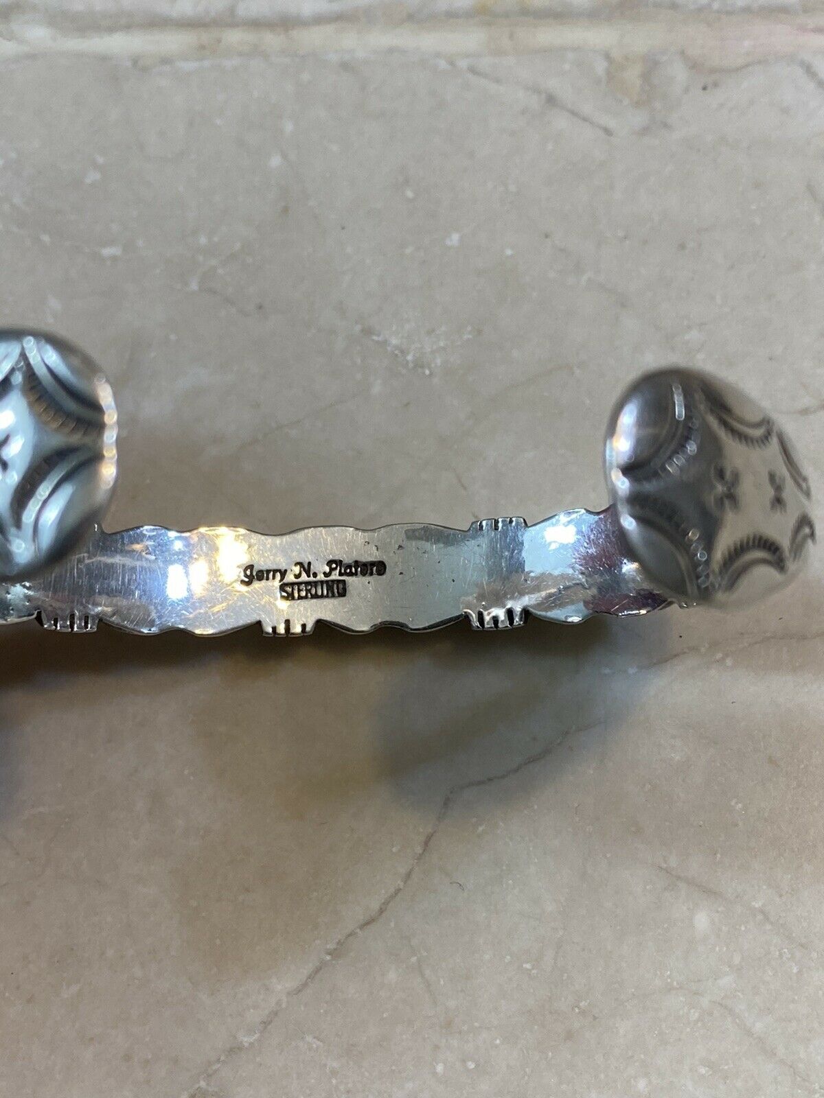 Handcrafted & Gorgeous Sterling Silver Bracelet Signed By The Artist