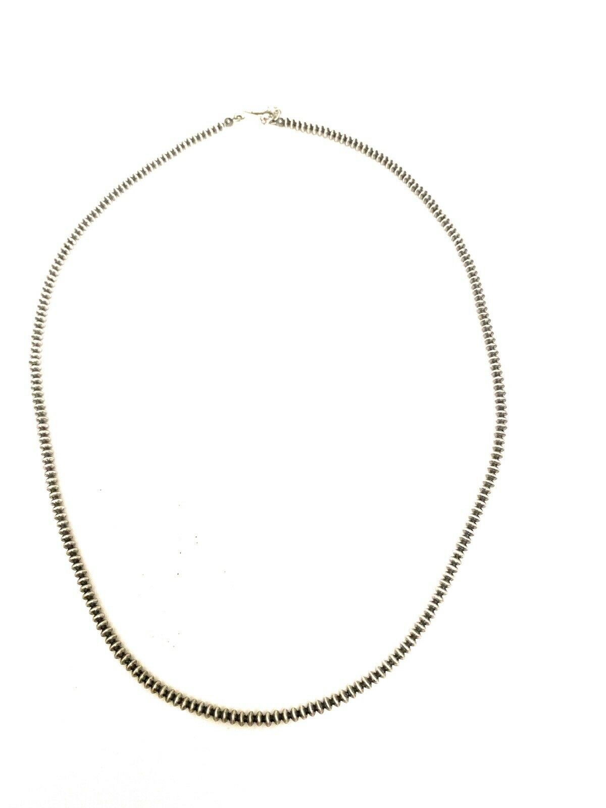 Handcrafted Sterling Silver Saucer Pearls, 3mm 36 Inch