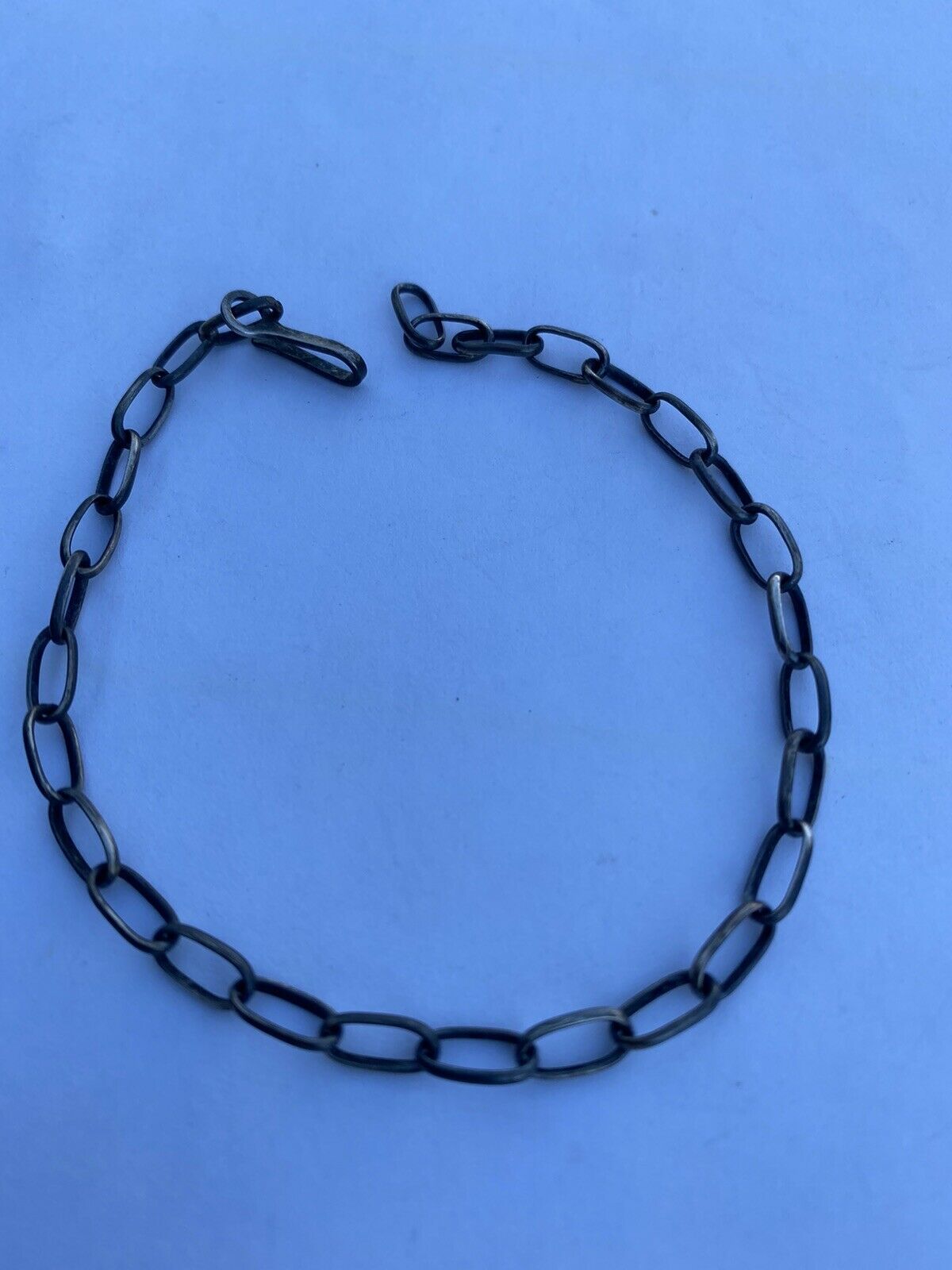 Handcrafted Sterling Silver Beautiful Handmade Chain Link Extender 8”