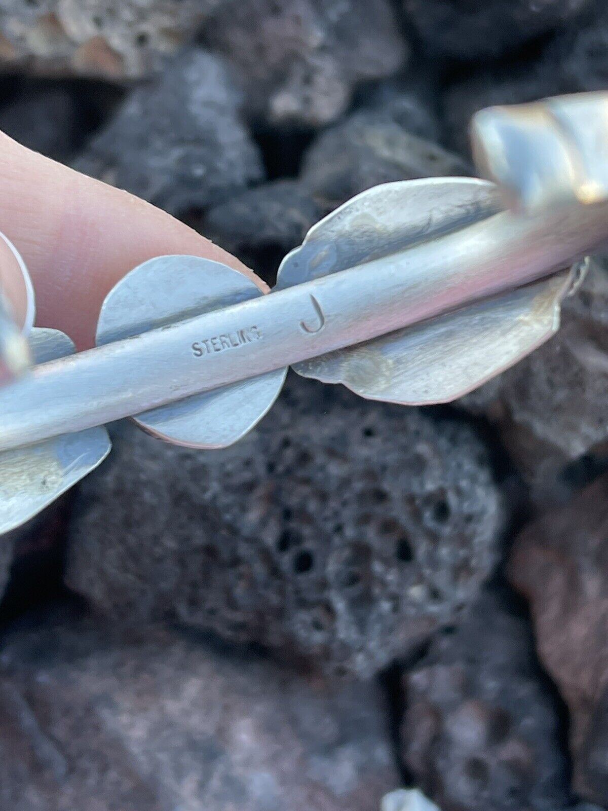 Navajo Sterling Sonoran Gold & Golden Hills Turquoise Cuff Bracelet Signed /