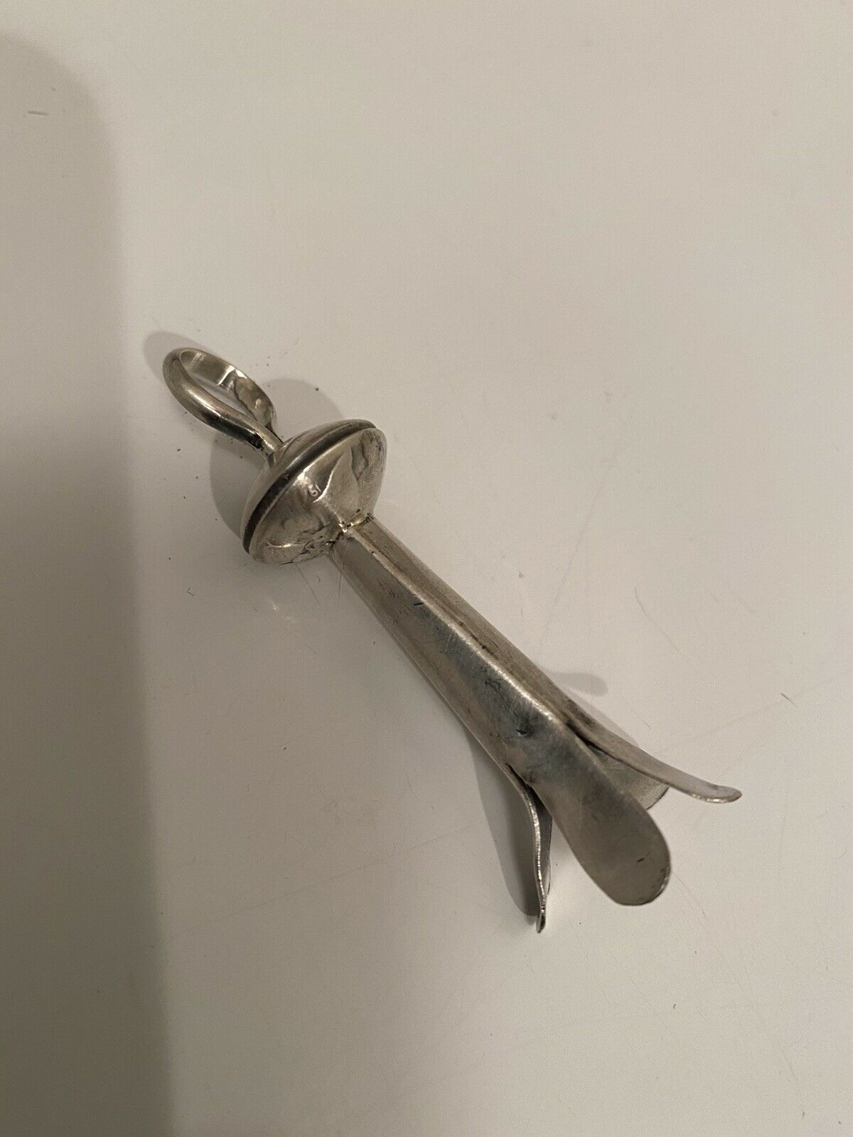 Handcrafted Sterling Silver Liberty Dime Blossom Pendant