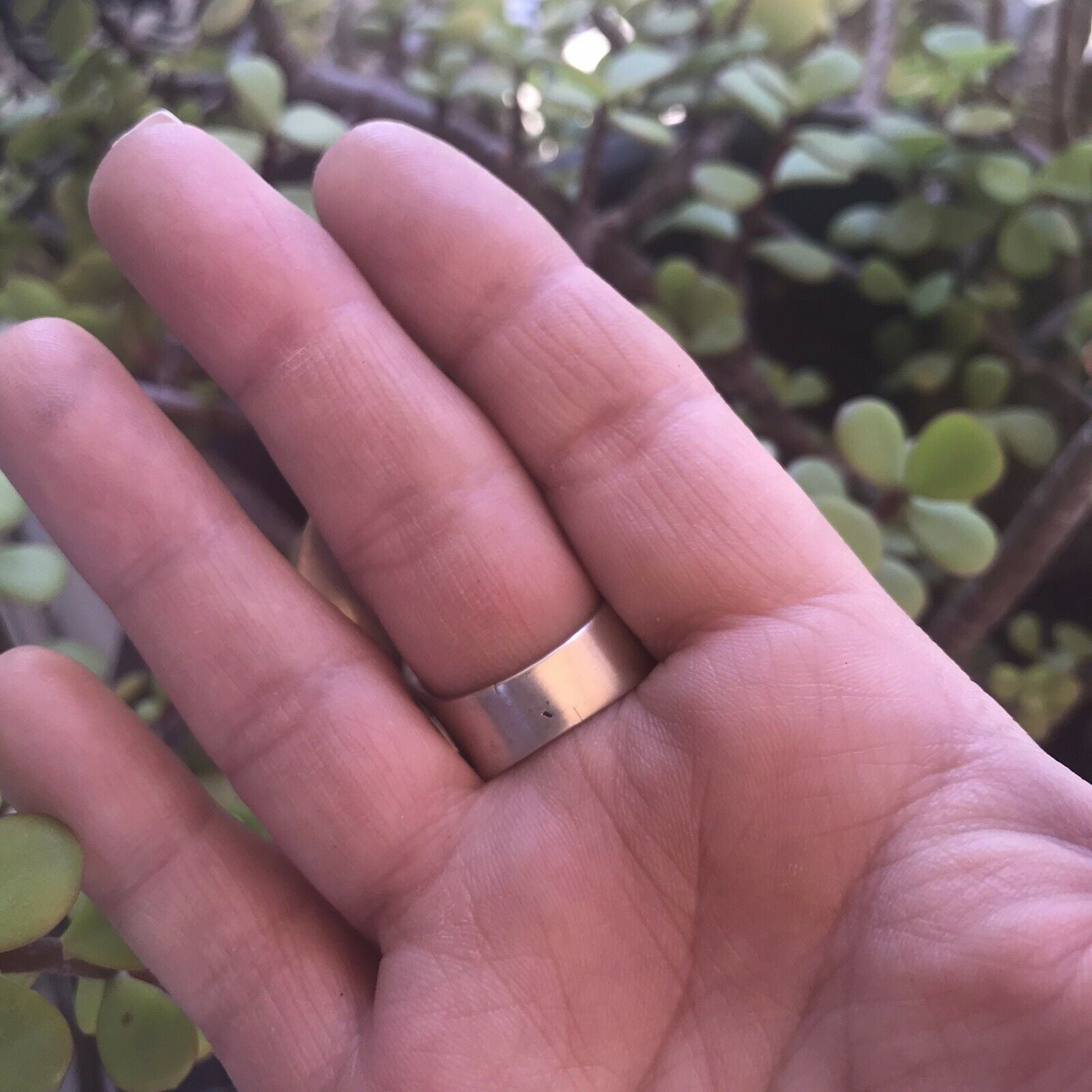 Handcrafted Sterling Silver Natural Red Coral Ring Sz 7