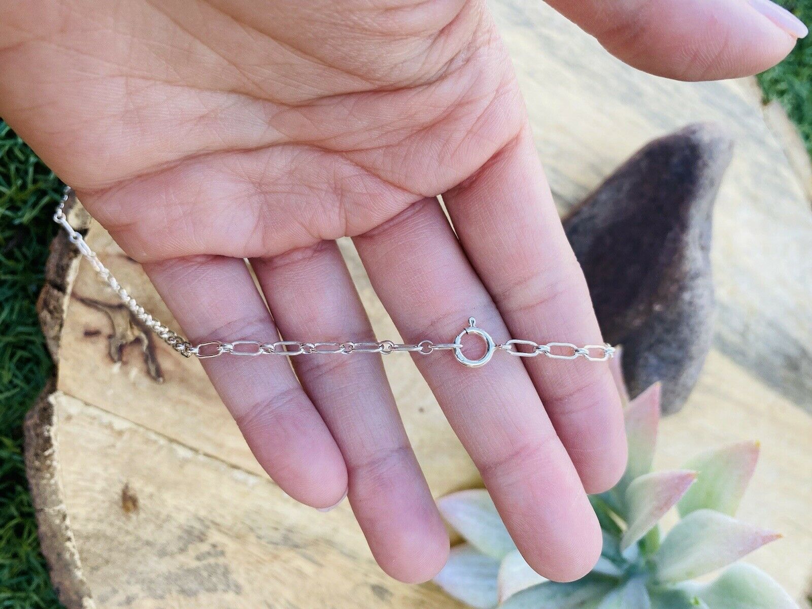 Handmade Sterling Silver & Black Onyx Necklace Signed