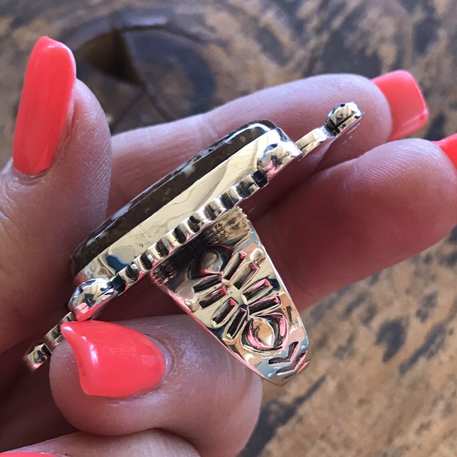 Handcrafted Sterling Silver Wild Horse Ring Sz 5.5