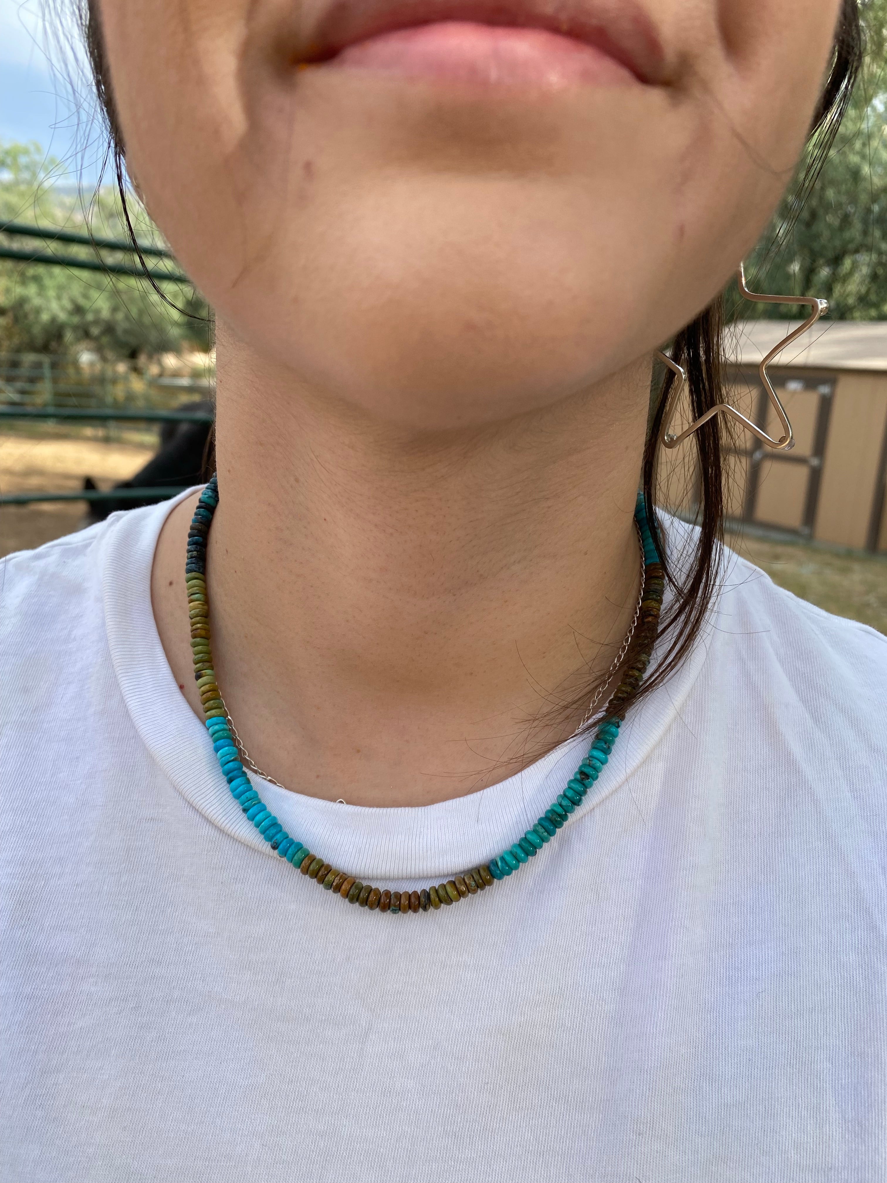 Handcrafted Natural Royston & Kingman Turquoise beaded Necklace
