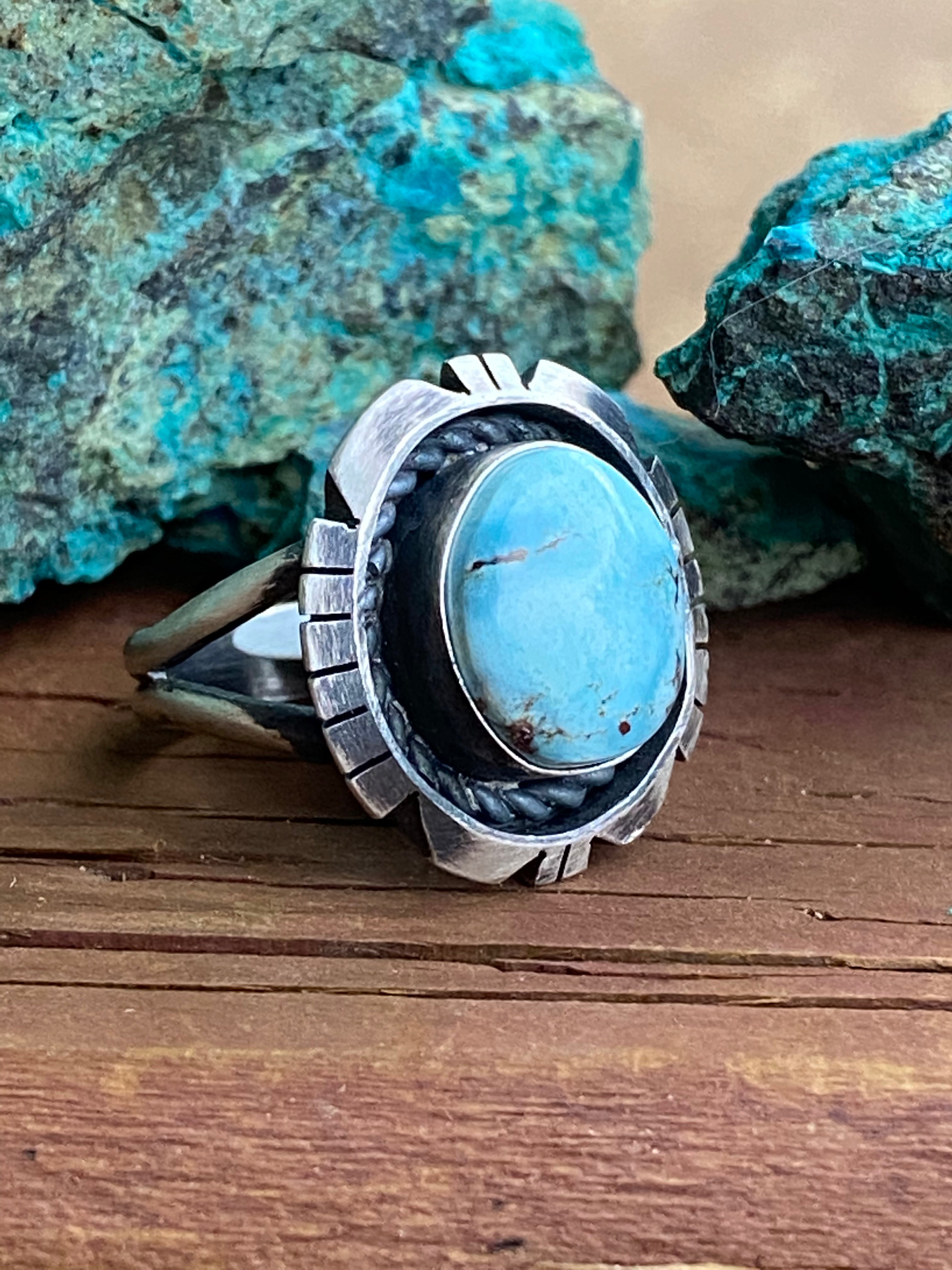 Handcrafted Golden Hills & Sterling Silver Rings