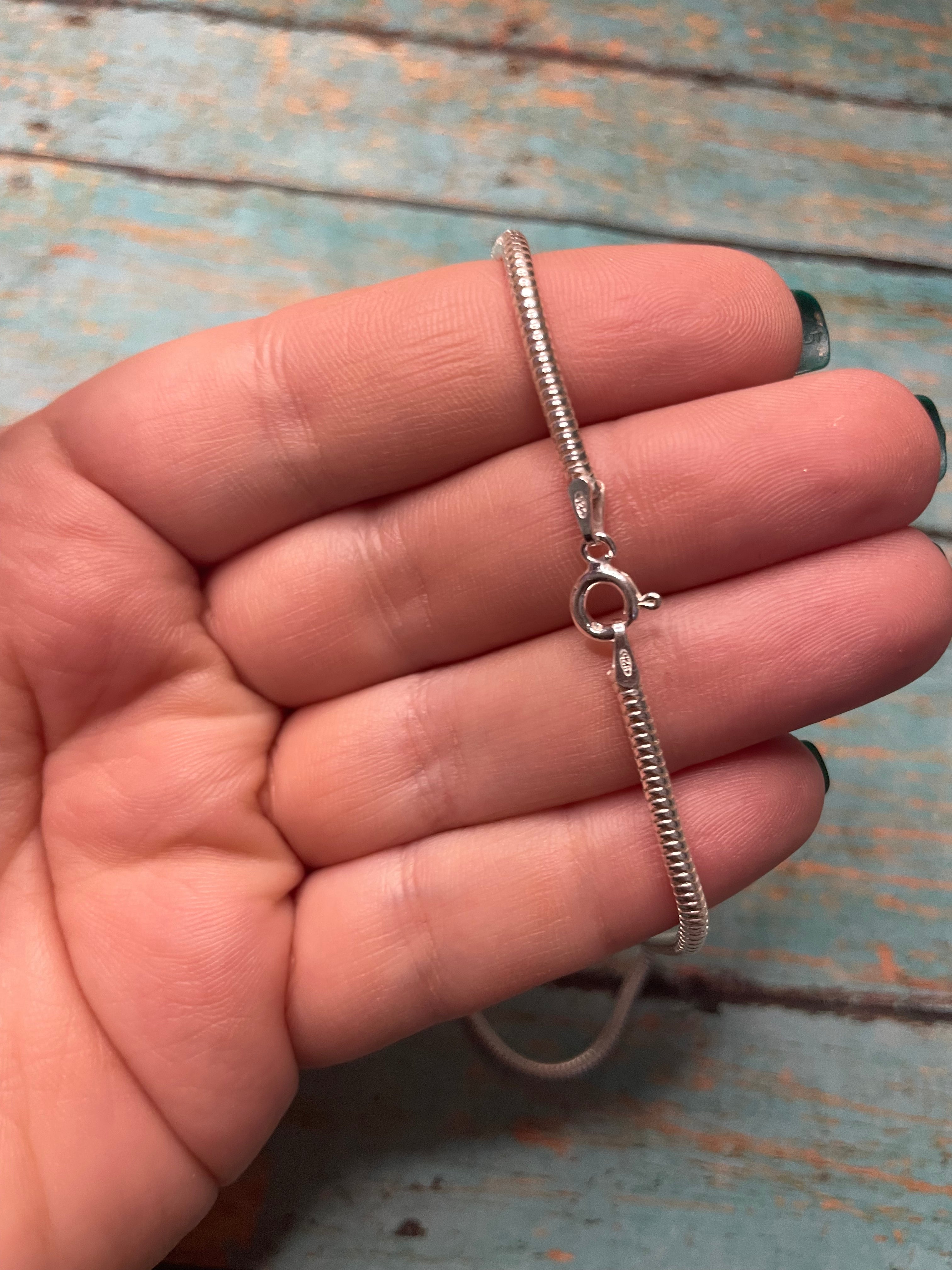 Italian Sterling Silver 16 Inch Snake Chain 2.4mm