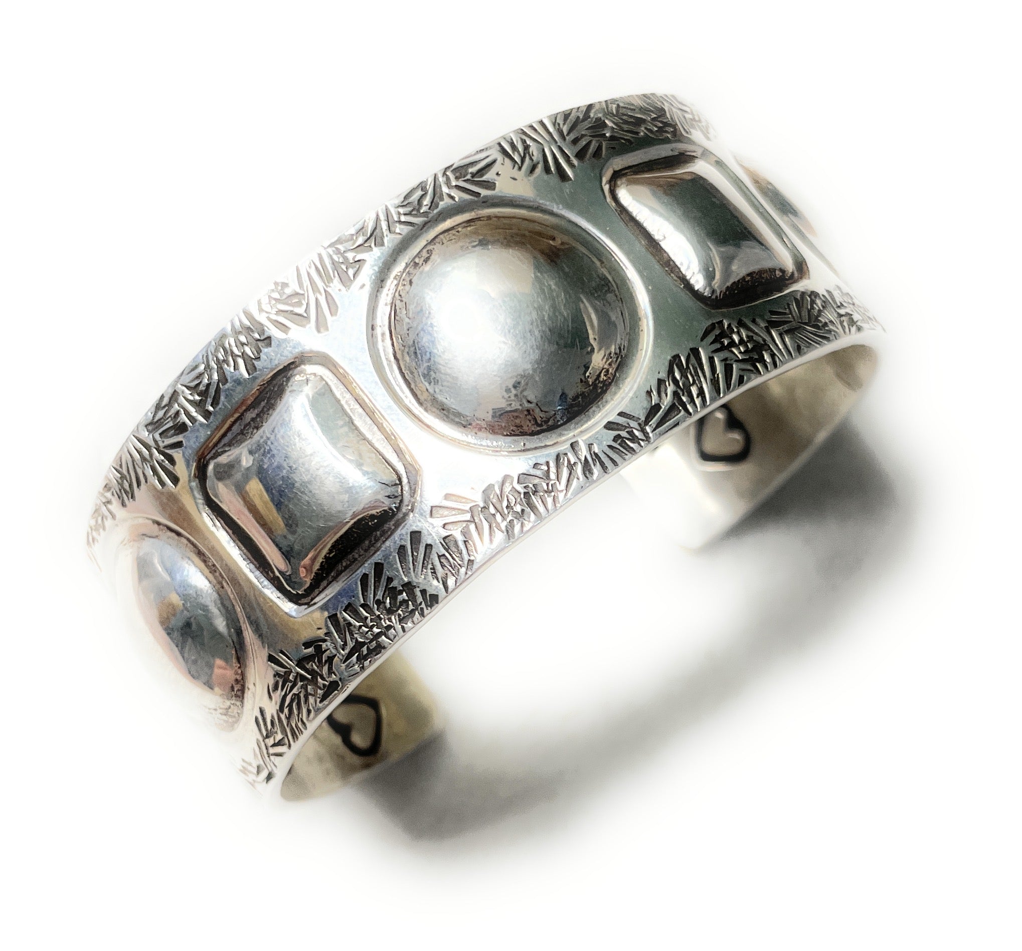 Sterling Silver Cuff Bracelet By Cody Willie Signed & Stamped /