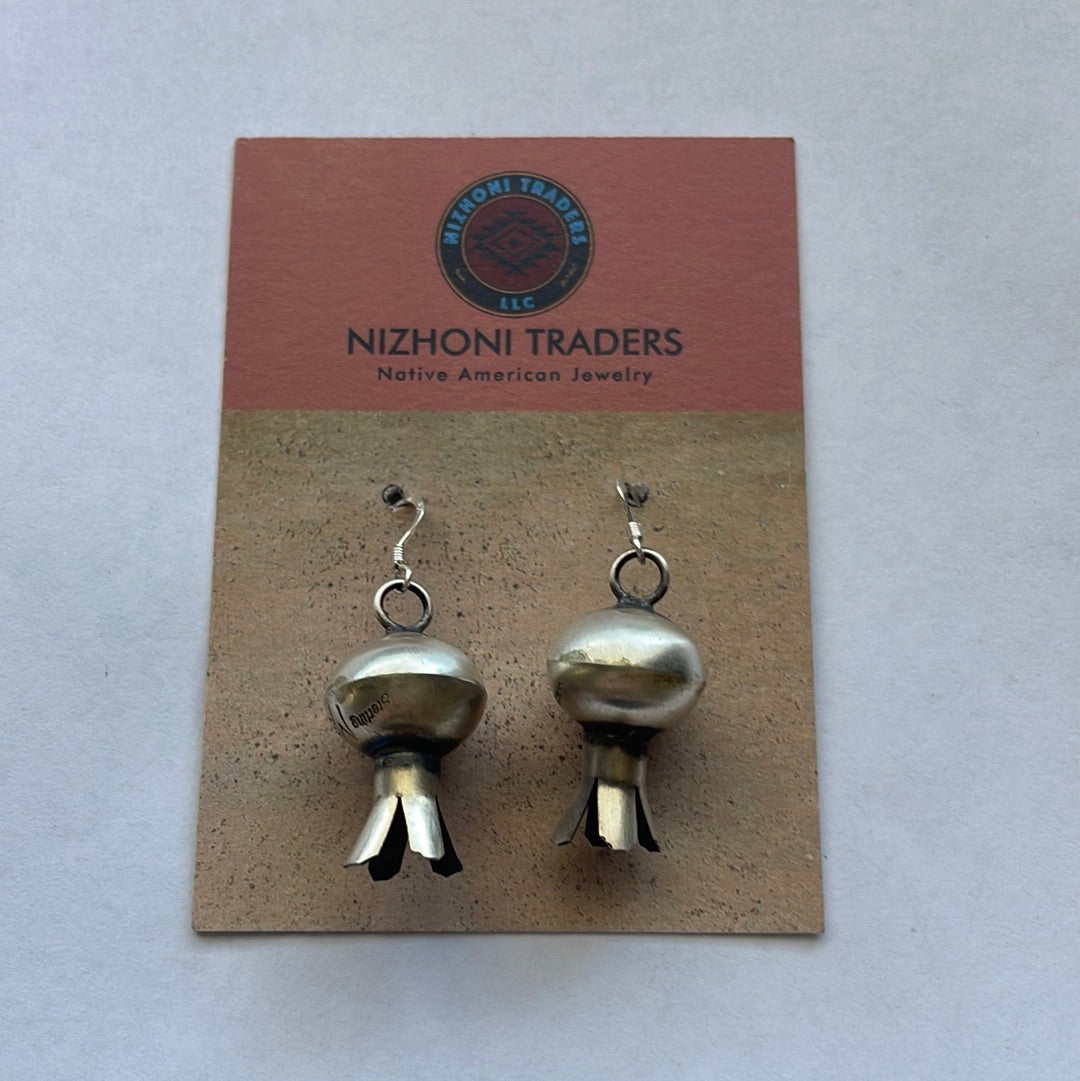 Handcrafted Sterling Silver Blossom Dangles