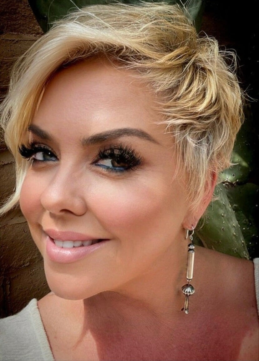 Handmade Sterling Silver Blossom Dangles