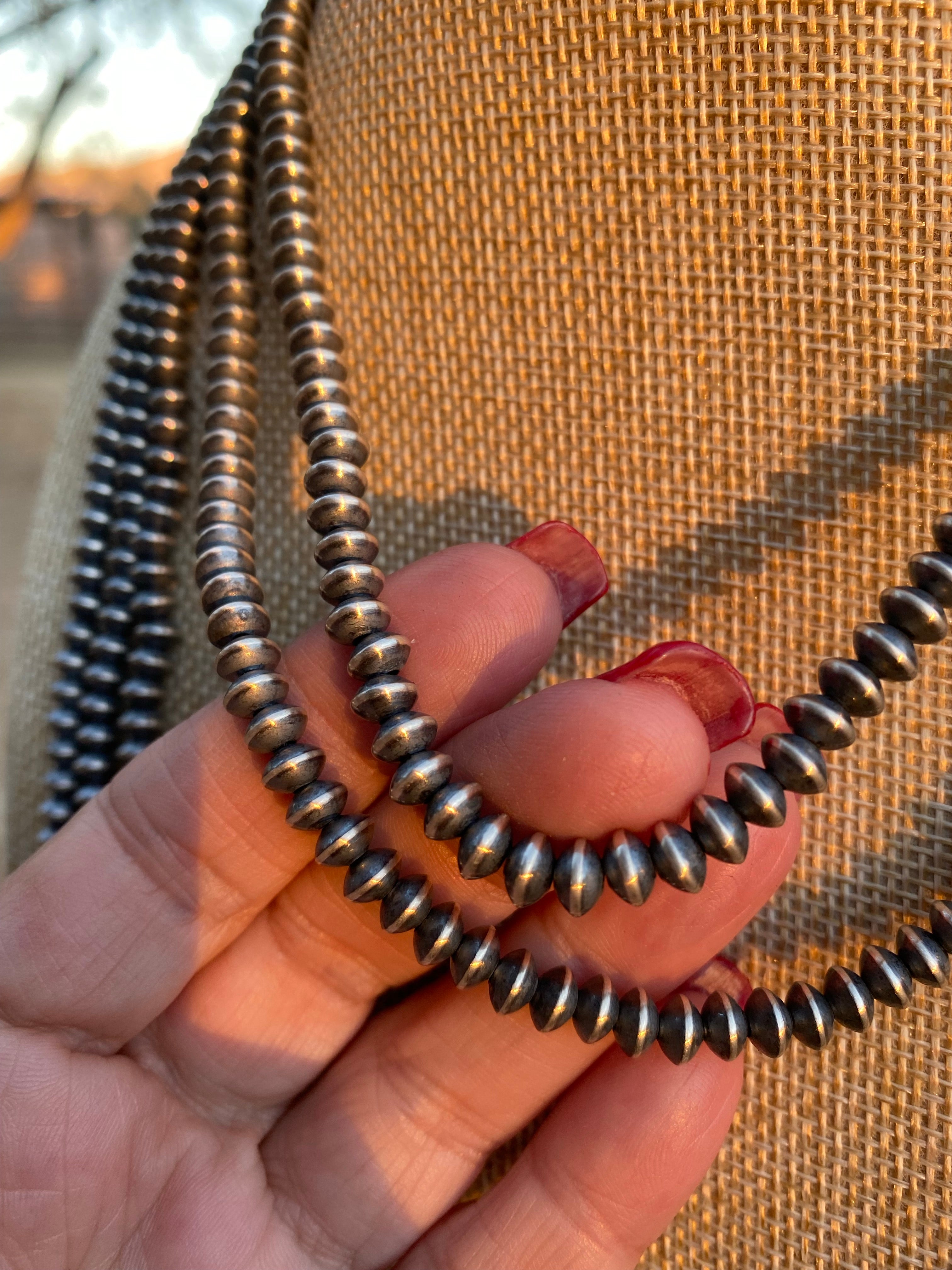 Handcrafted Sterling Silver Saucer Beads 6mm