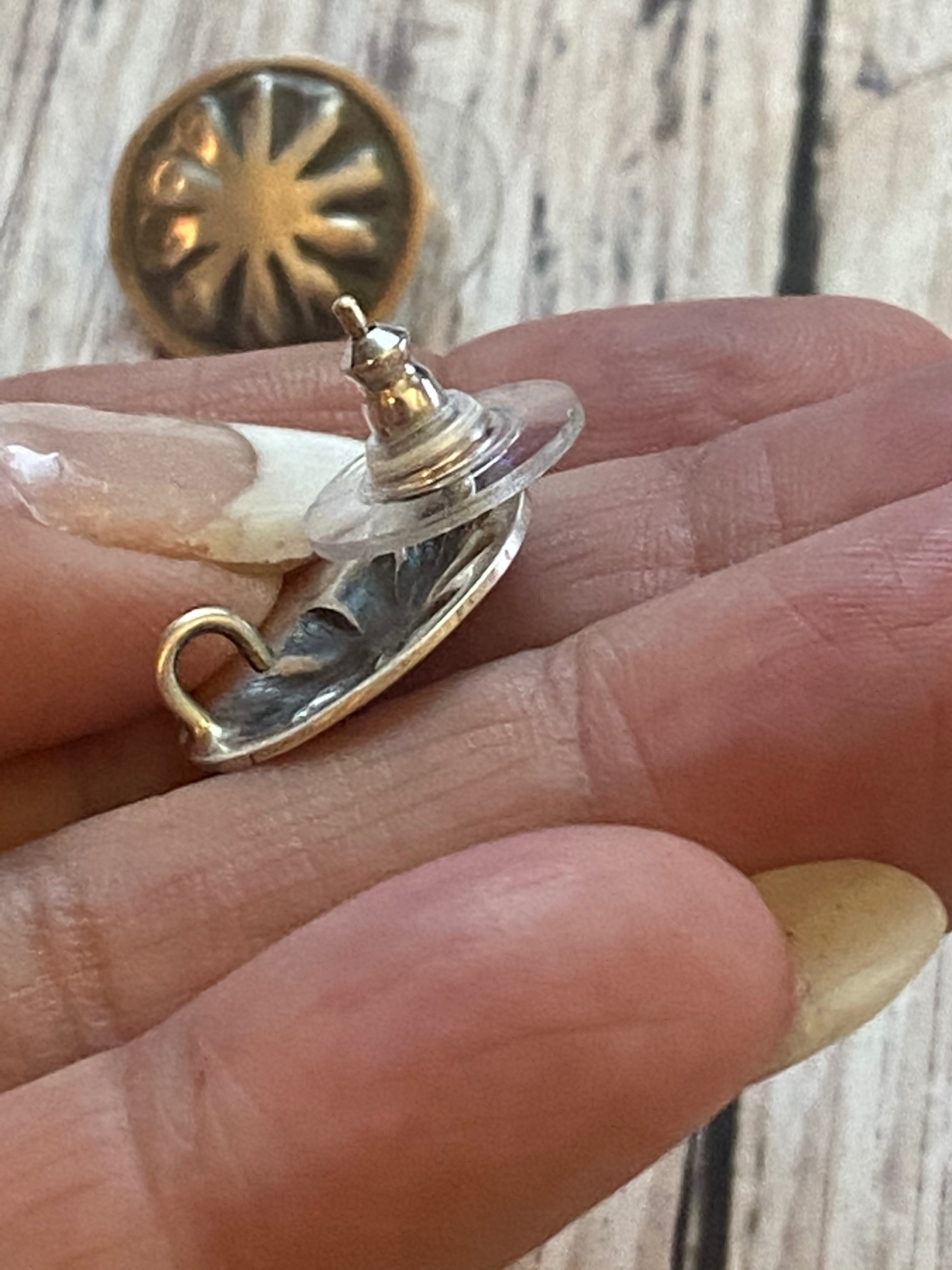 Handcrafted Sterling Silver Handmade Post Earring Adaptors