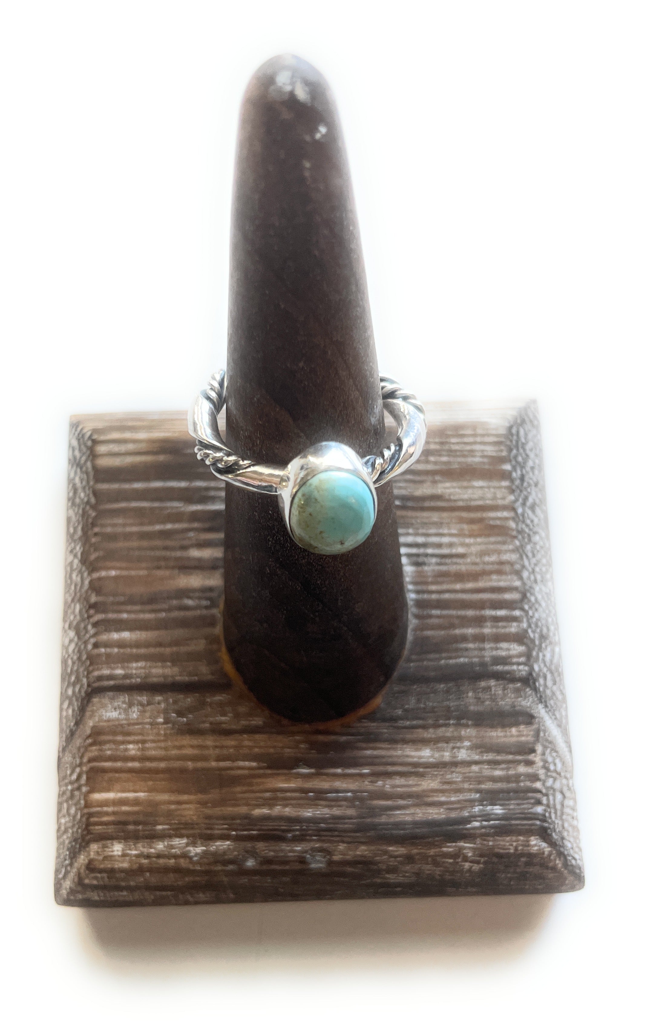 Handcrafted Golden Hills Turquoise and Sterling Silver Rings