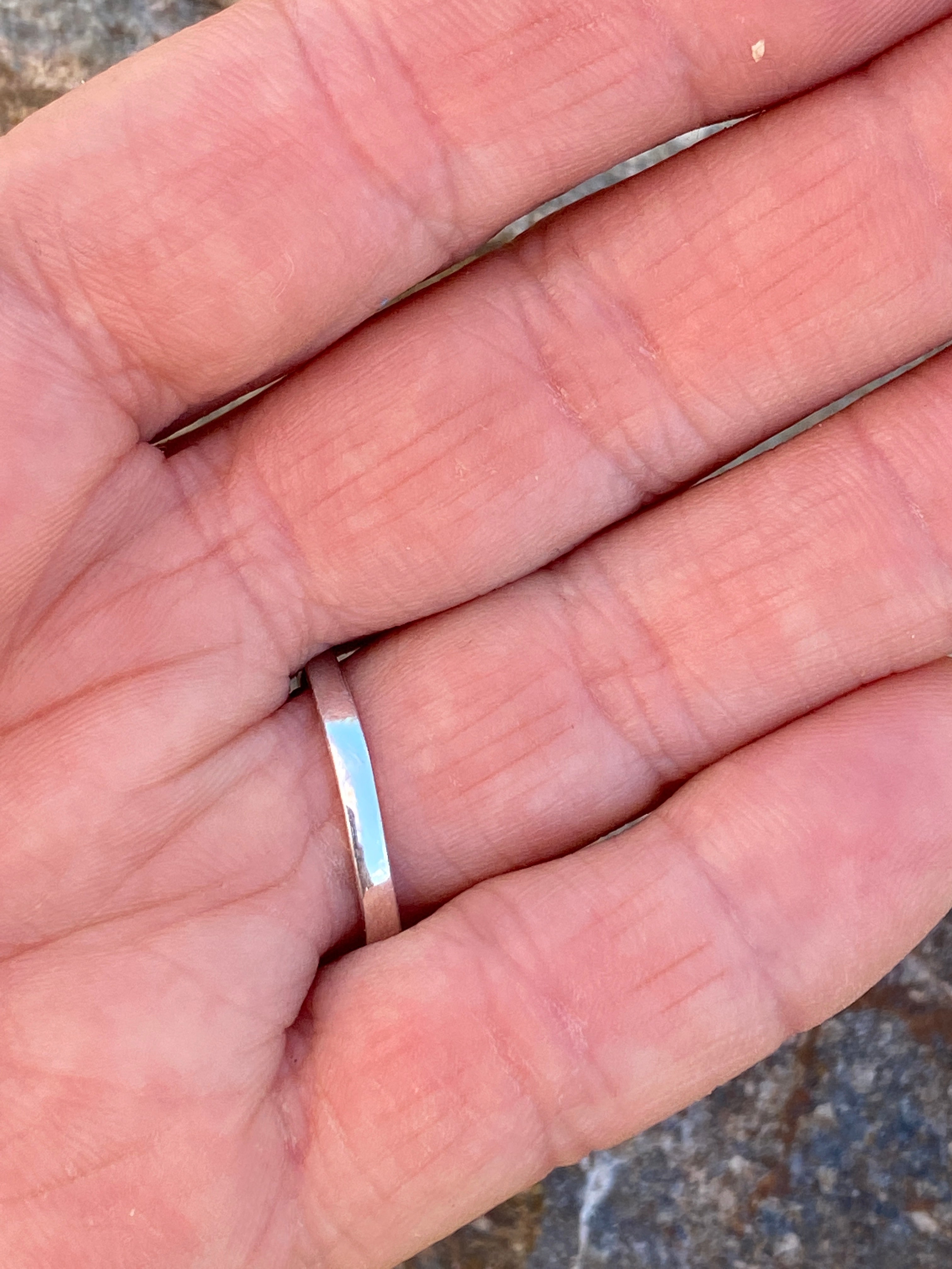 Handcrafted Lapis, Turquoise, Blue Opal Stacker Ring Size 5.5