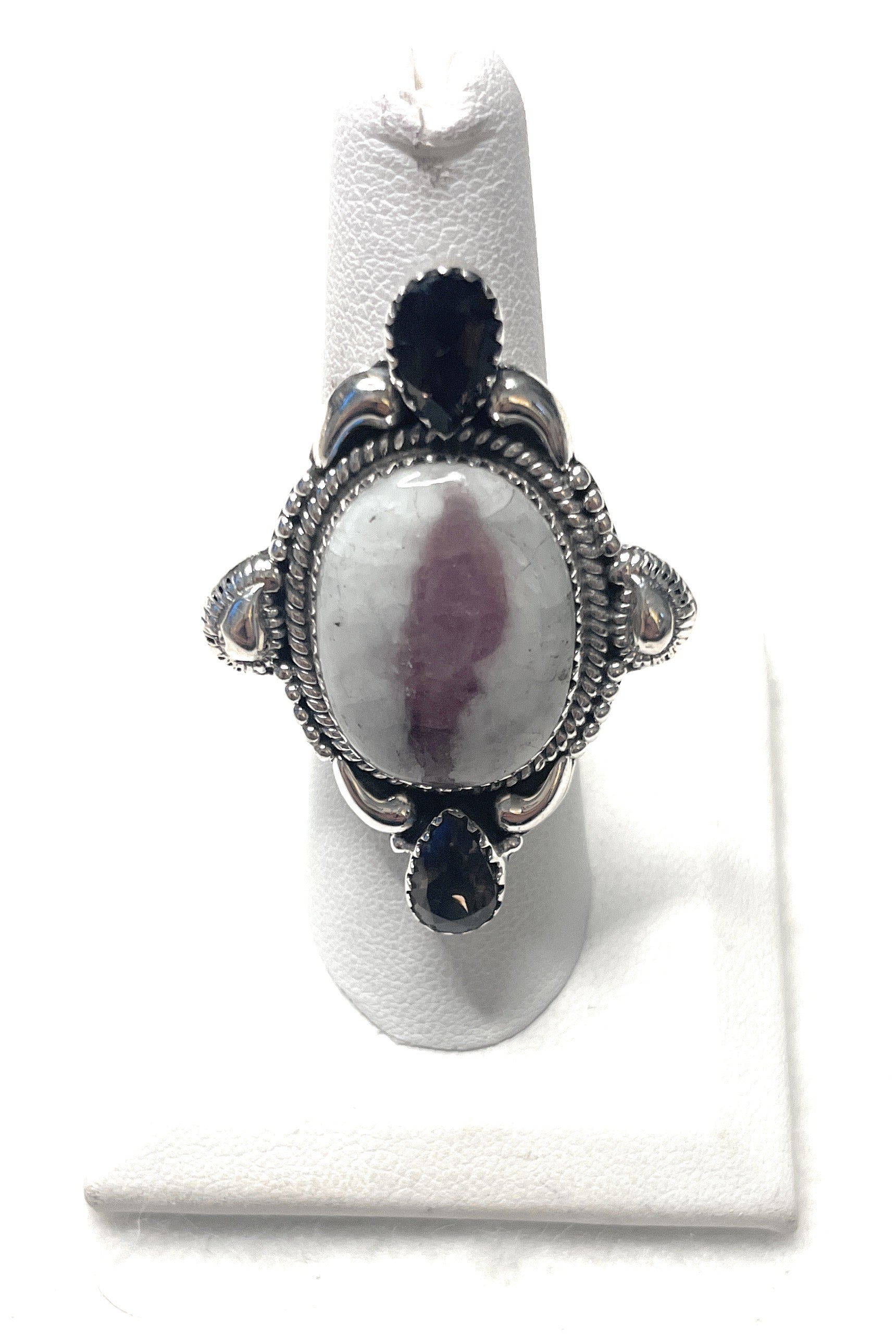 Handmade Tourmaline Quartz Adjustable Ring