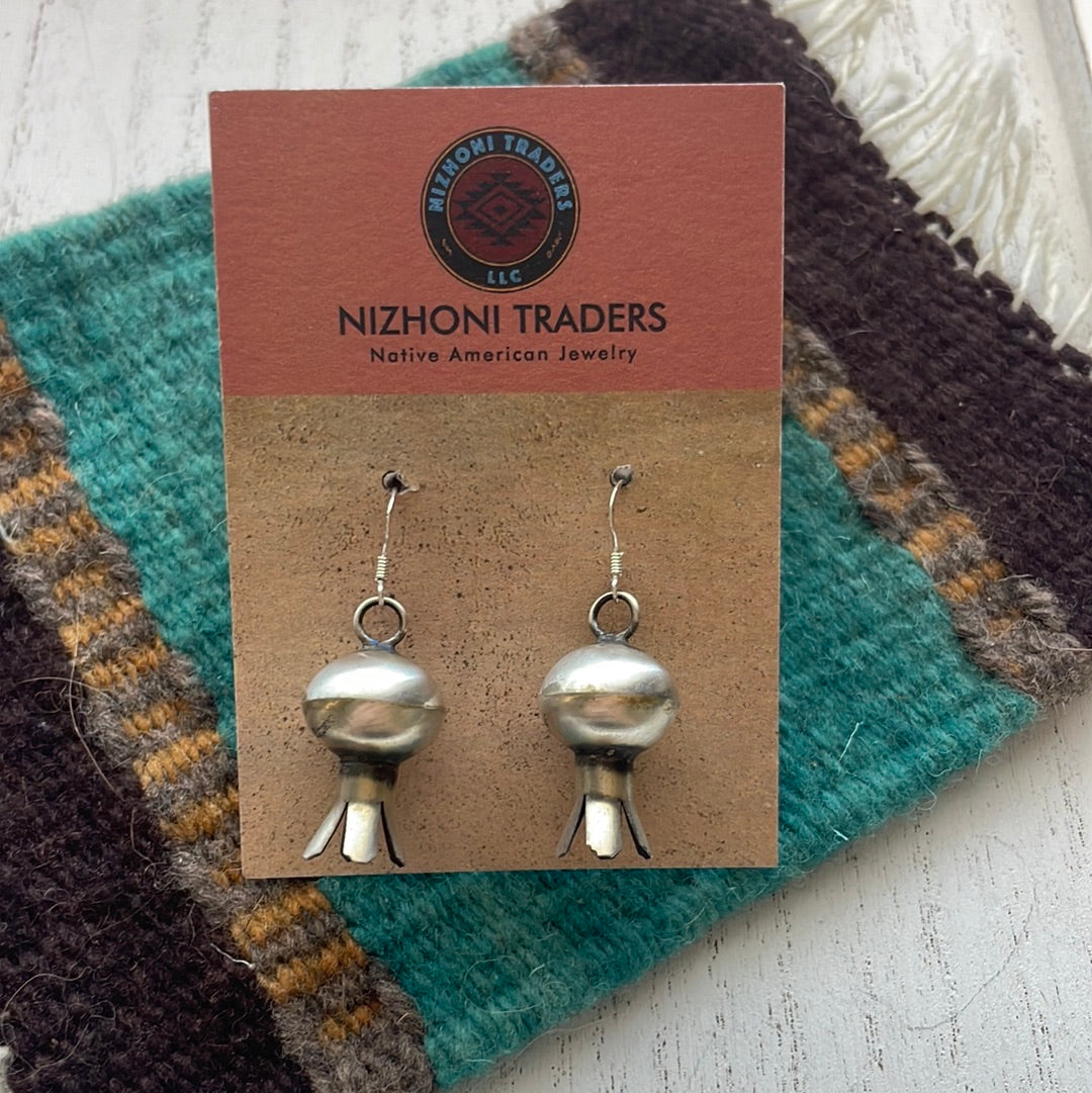 Handcrafted Sterling Silver Blossom Dangles