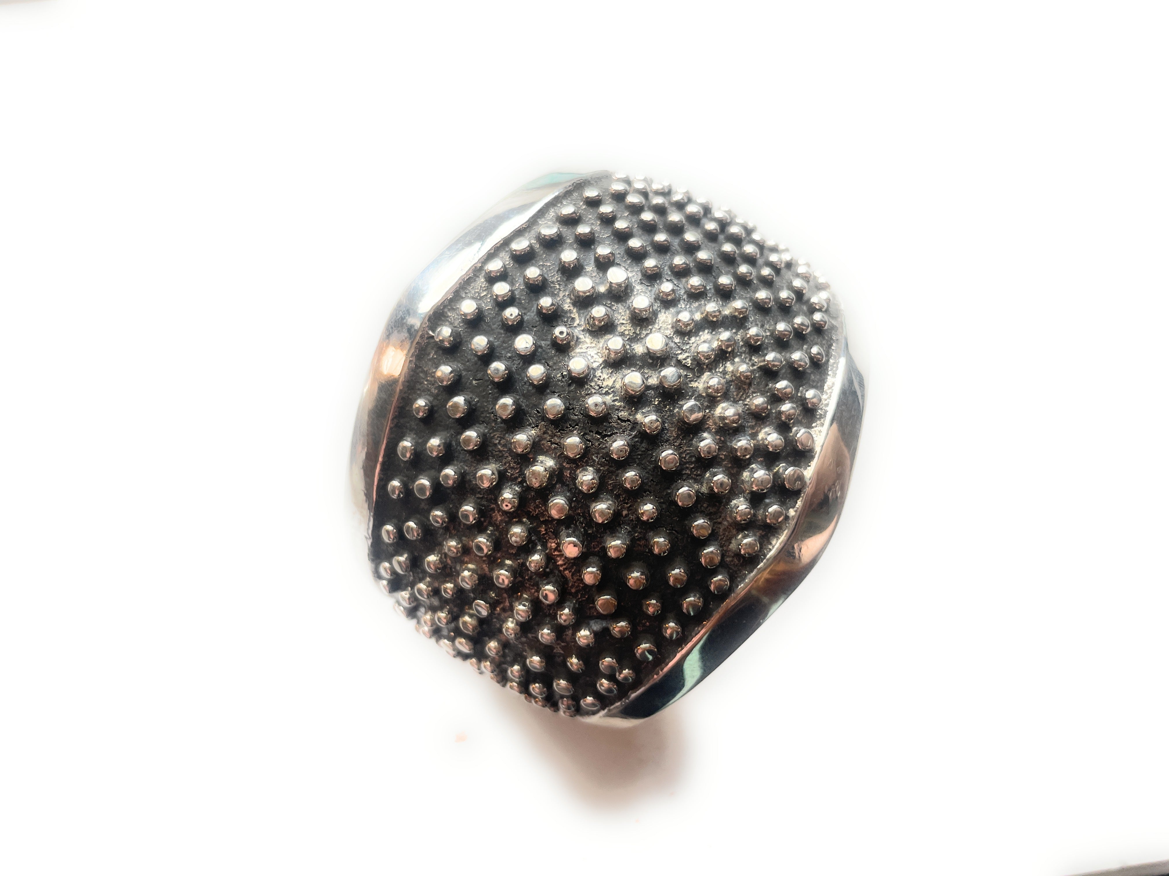 Handcrafted Sterling Silver Cuff Bracelet Signed