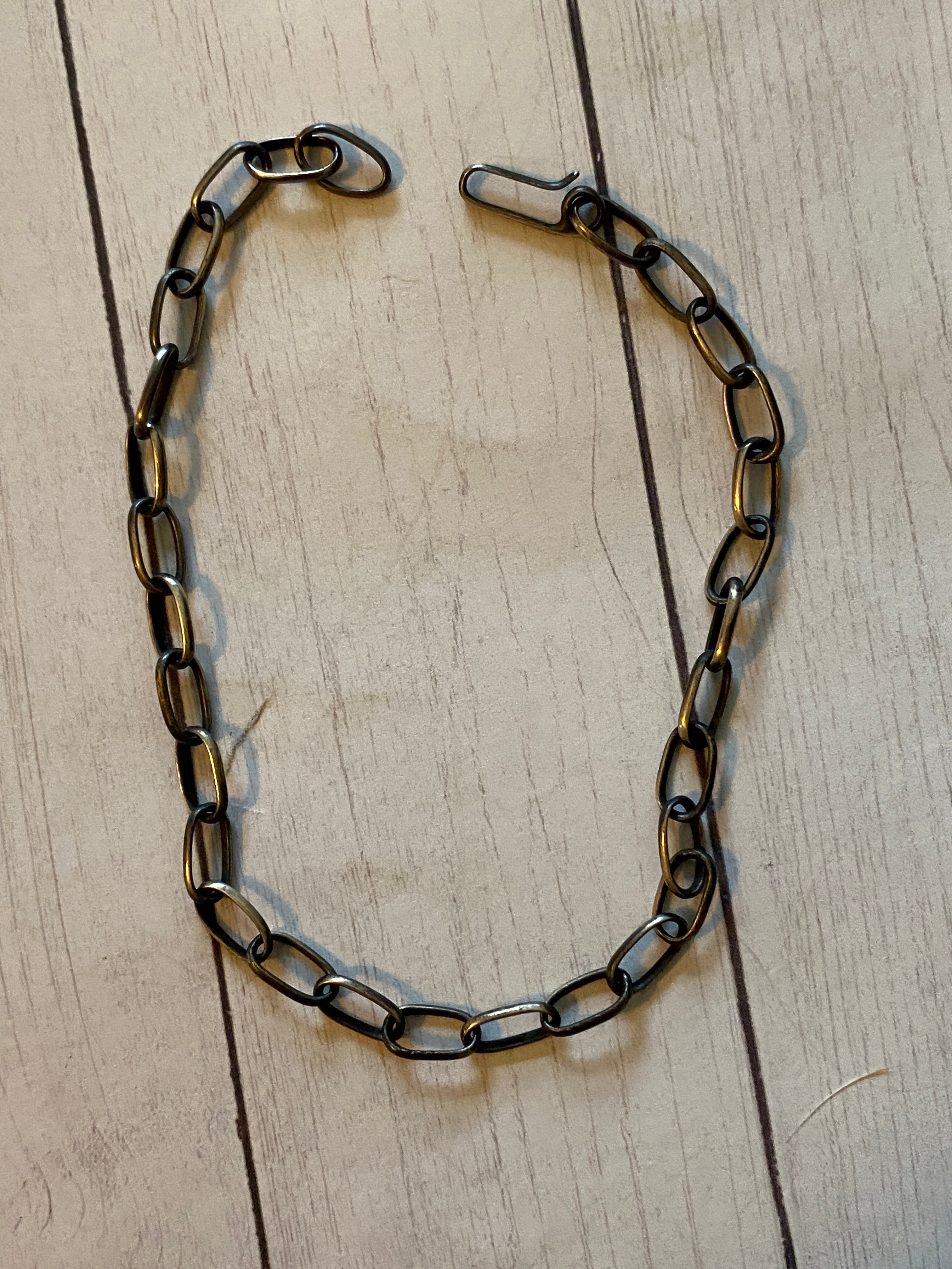 Handcrafted Sterling Silver Beautiful Handmade Chain Link Extender 8”