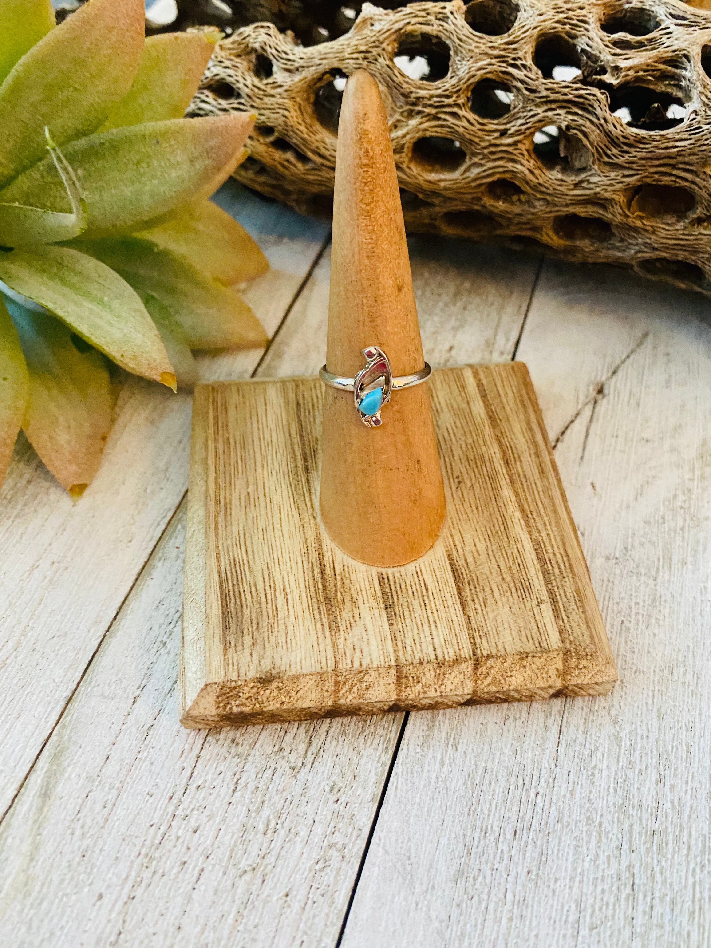 Handcrafted Sterling Silver & Turquoise Ring