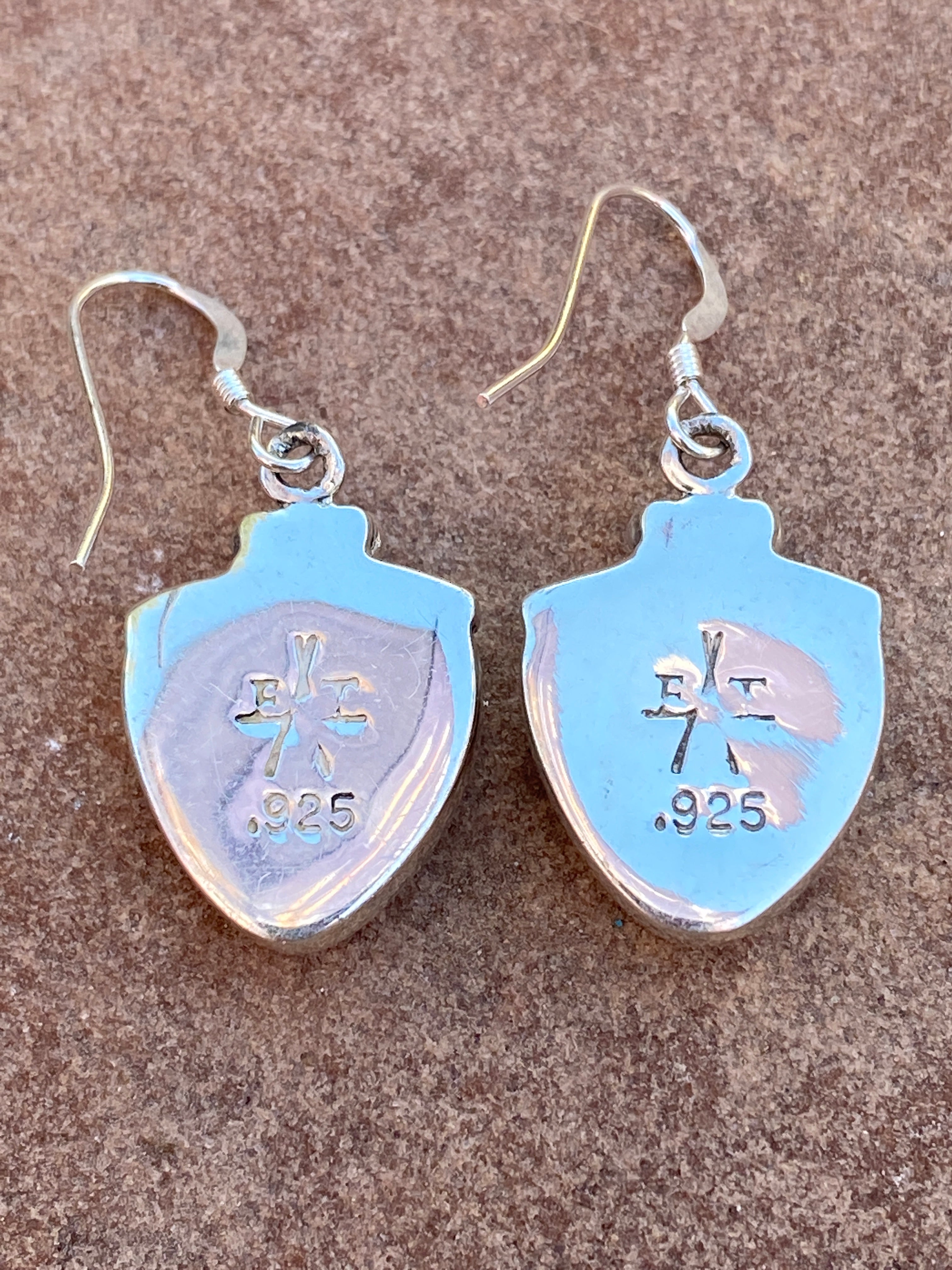 Handcrafted Turquoise, Orange Spiny Berry Dangle Earrings