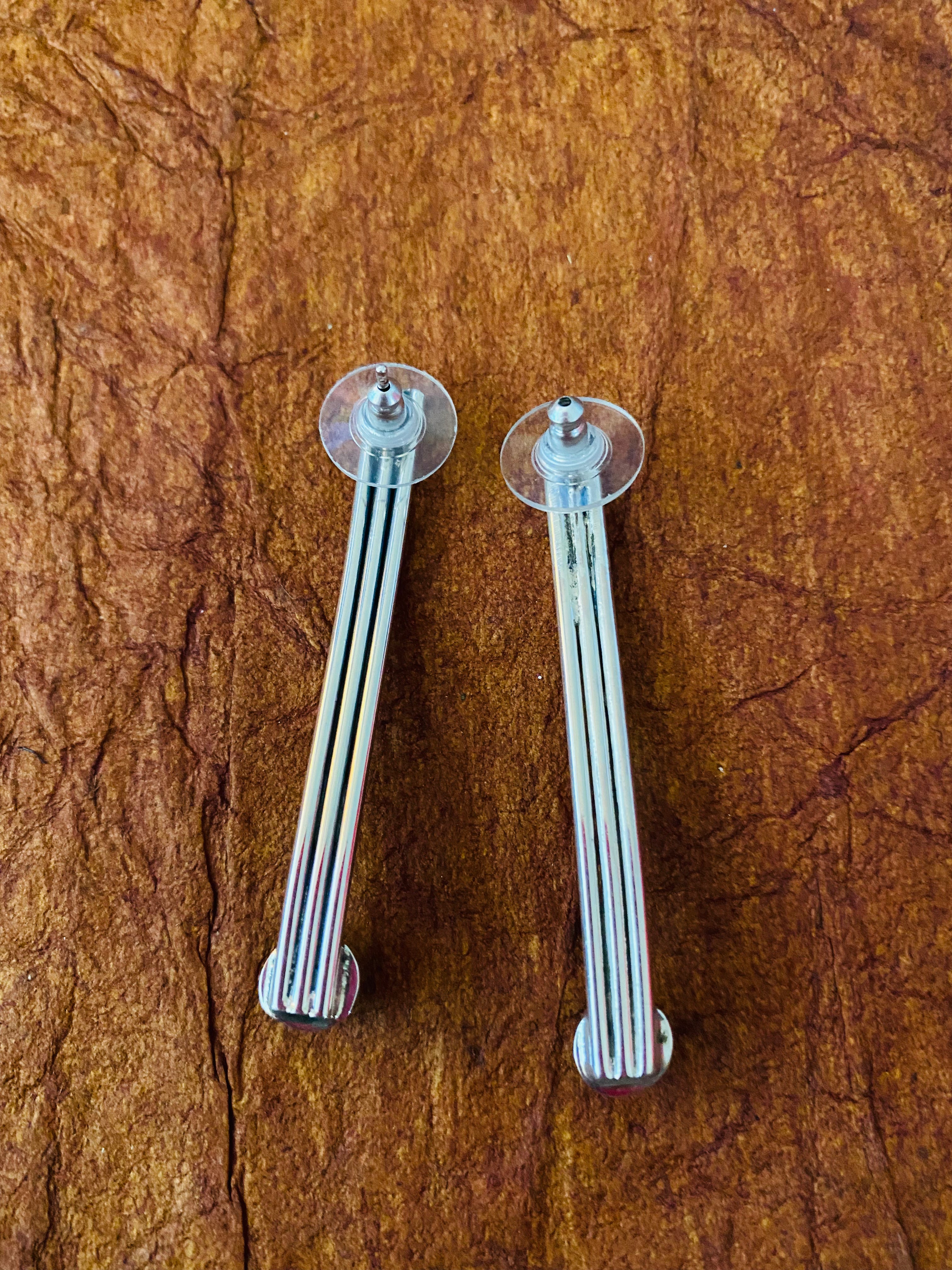 Handcrafted Turquoise & Sterling Silver Dangle Earrings