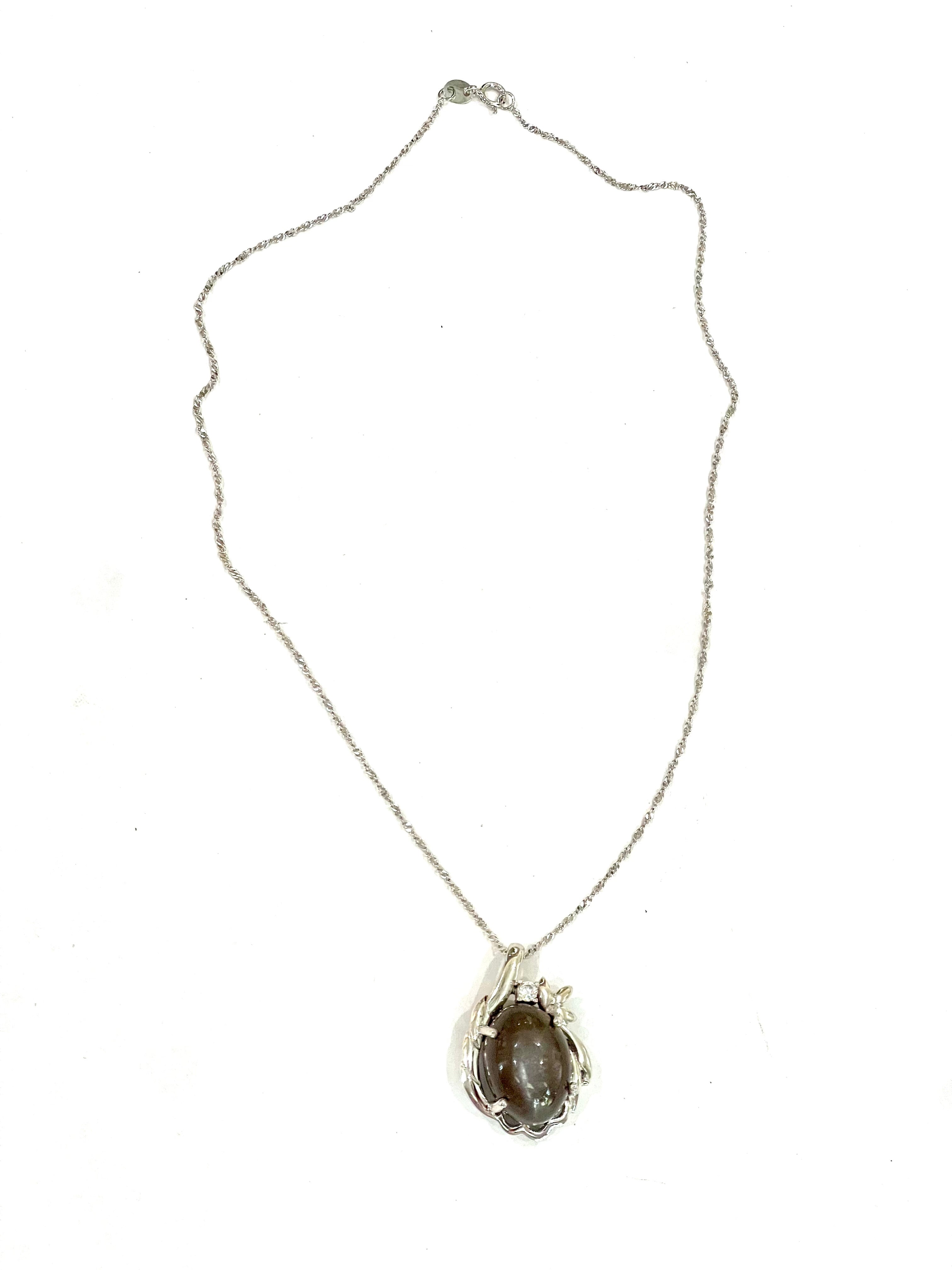 The Bijoux Vault Vintage Silver Chain  Necklace