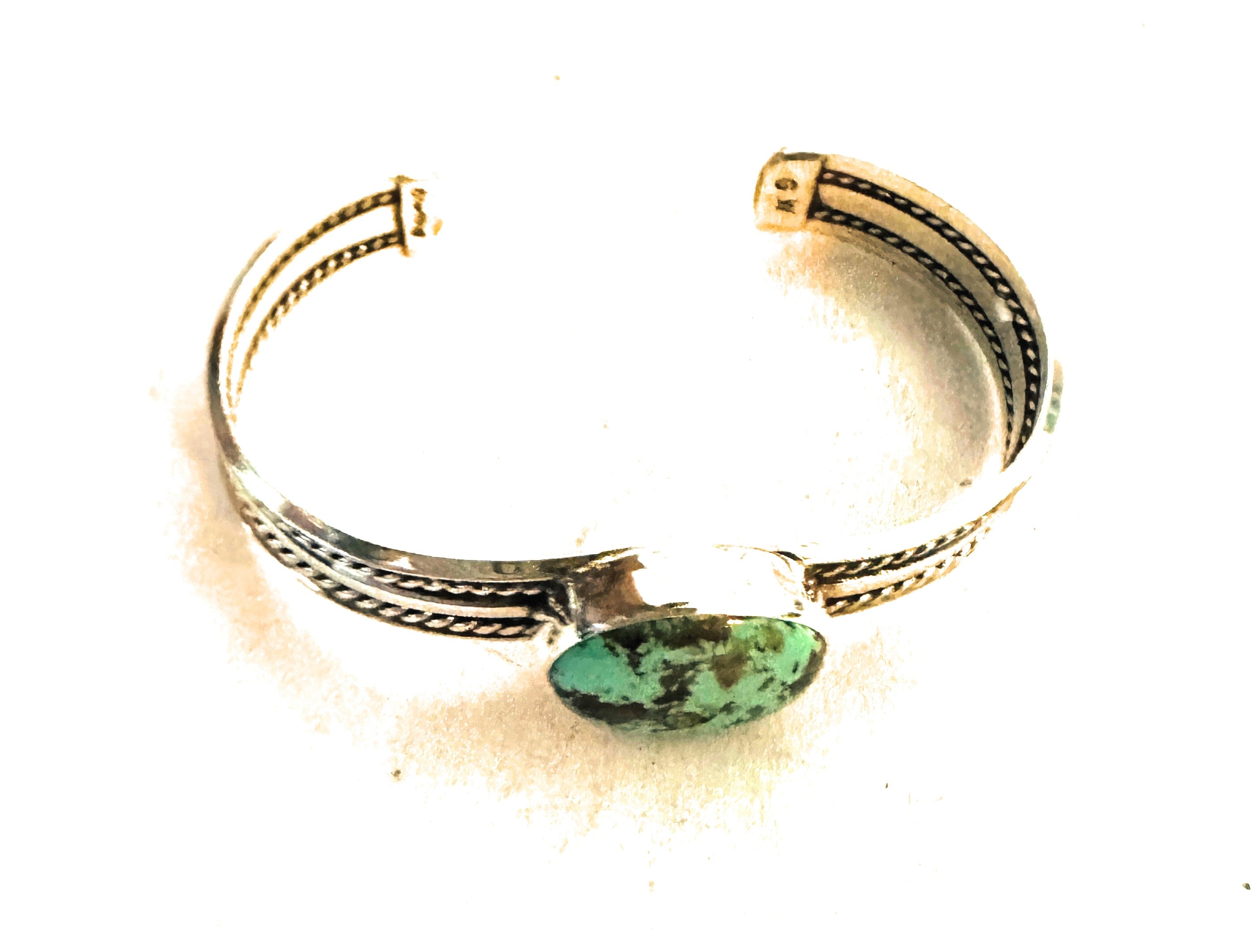 Navajo Turquoise & Sterling Silver Cuff Bracelet