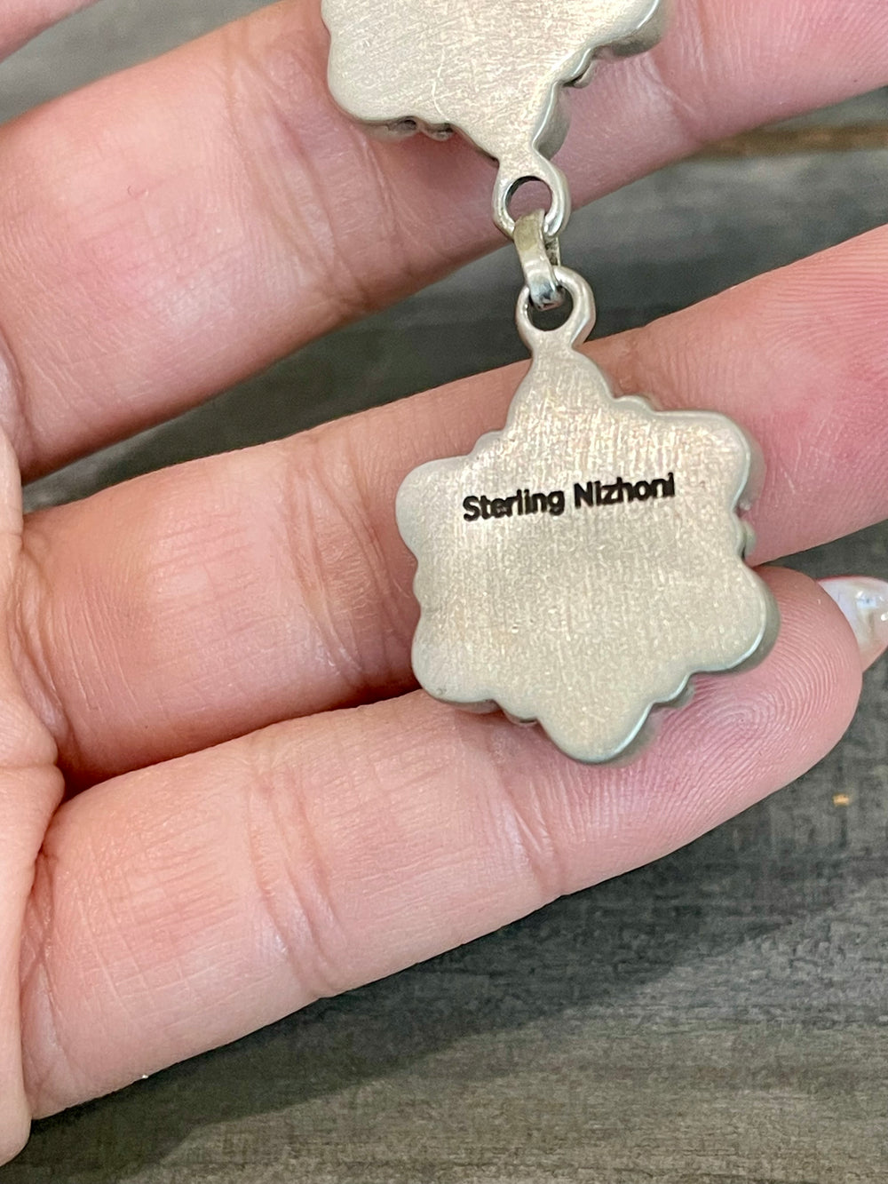 Handmade Sterling Silver & Spice Lariat Necklace