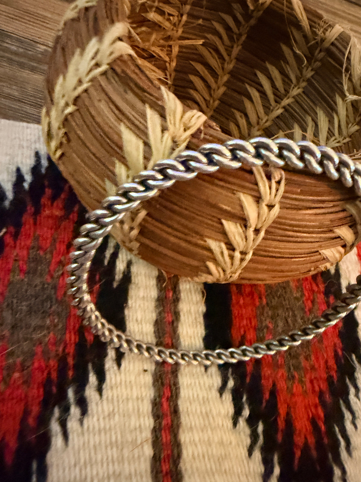 Handcrafted Sterling Silver Twisted Bangle Bracelet