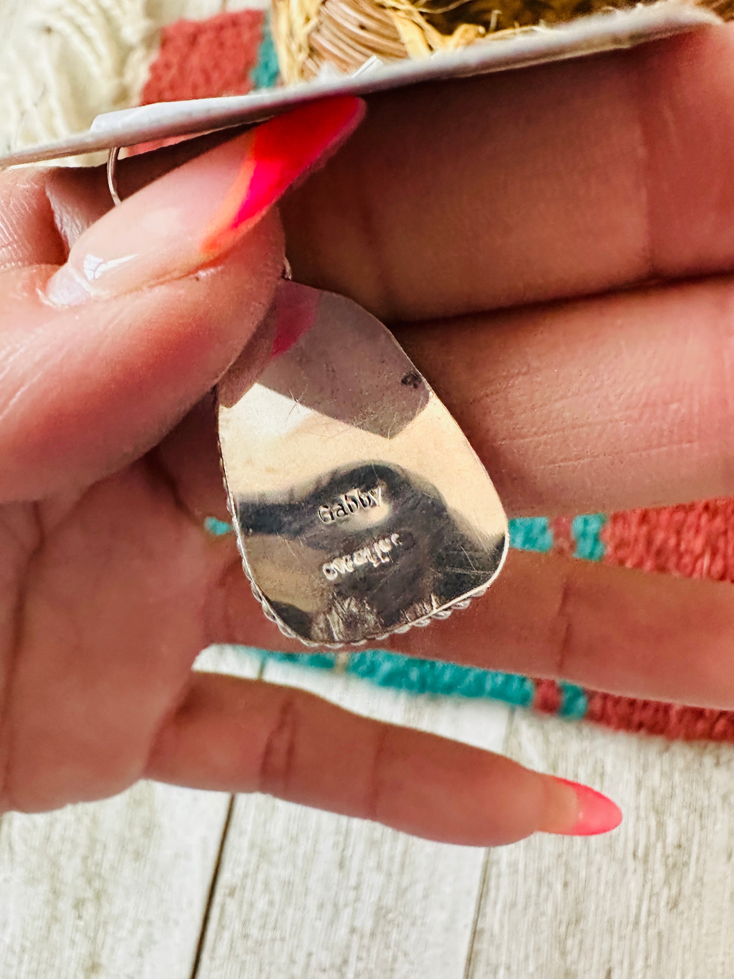 Handcrafted Pink Mojave and Sterling Silver Dangle Earrings