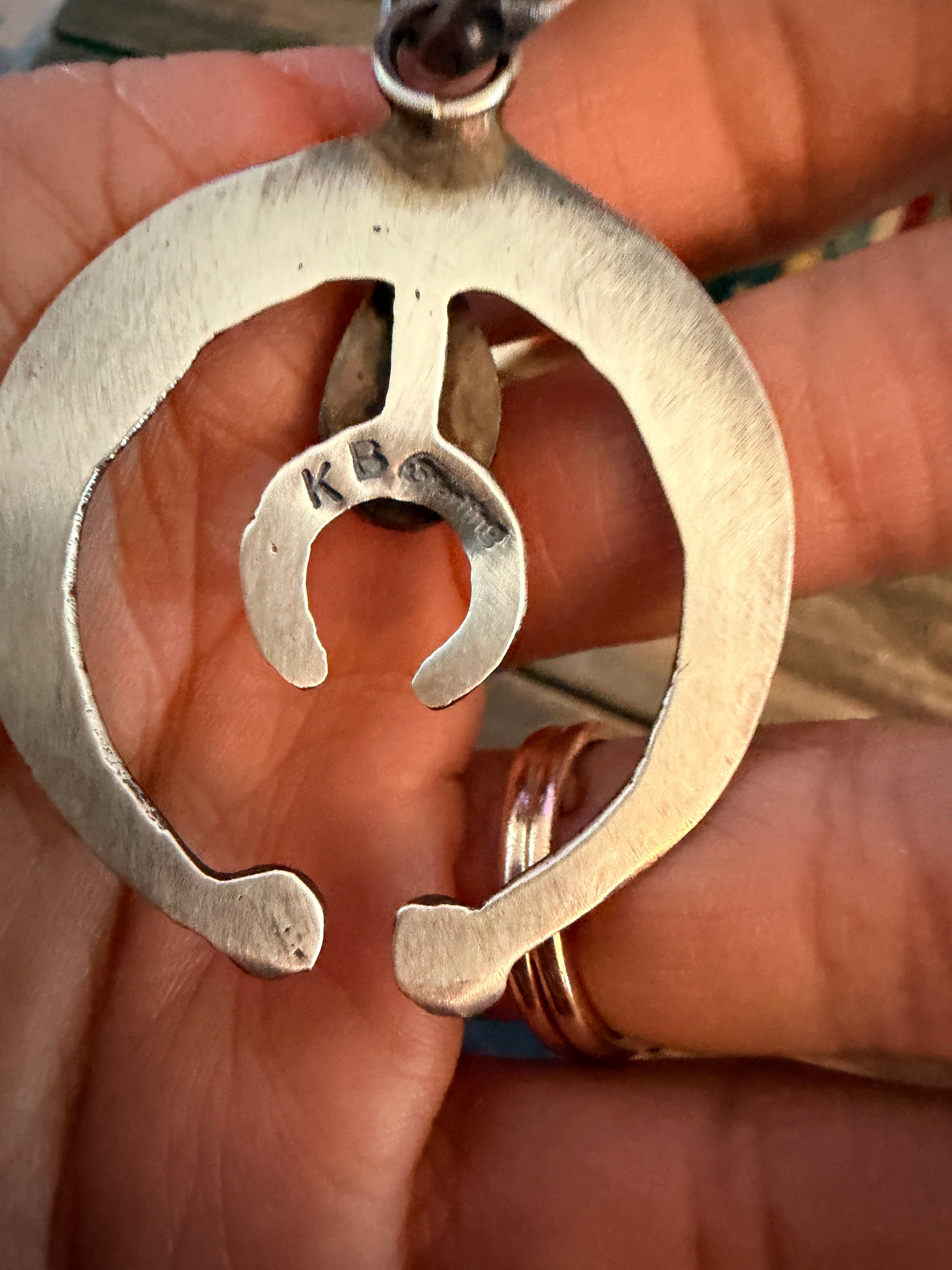 Handcrafted Sterling Silver & Queen Pink Naja Pendant by Kevin Billah