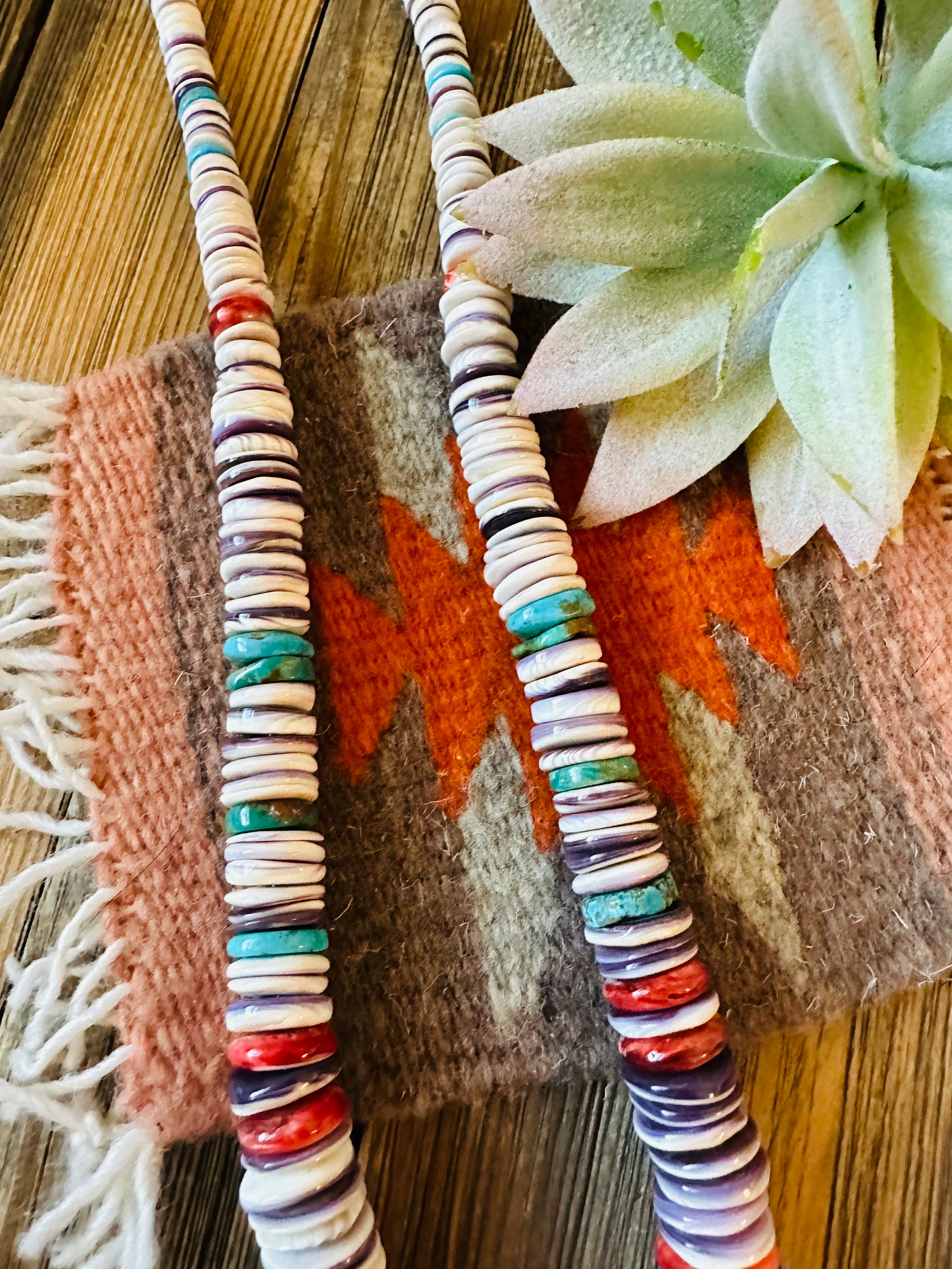 Santo Domingo Multi Stone Beaded Necklace