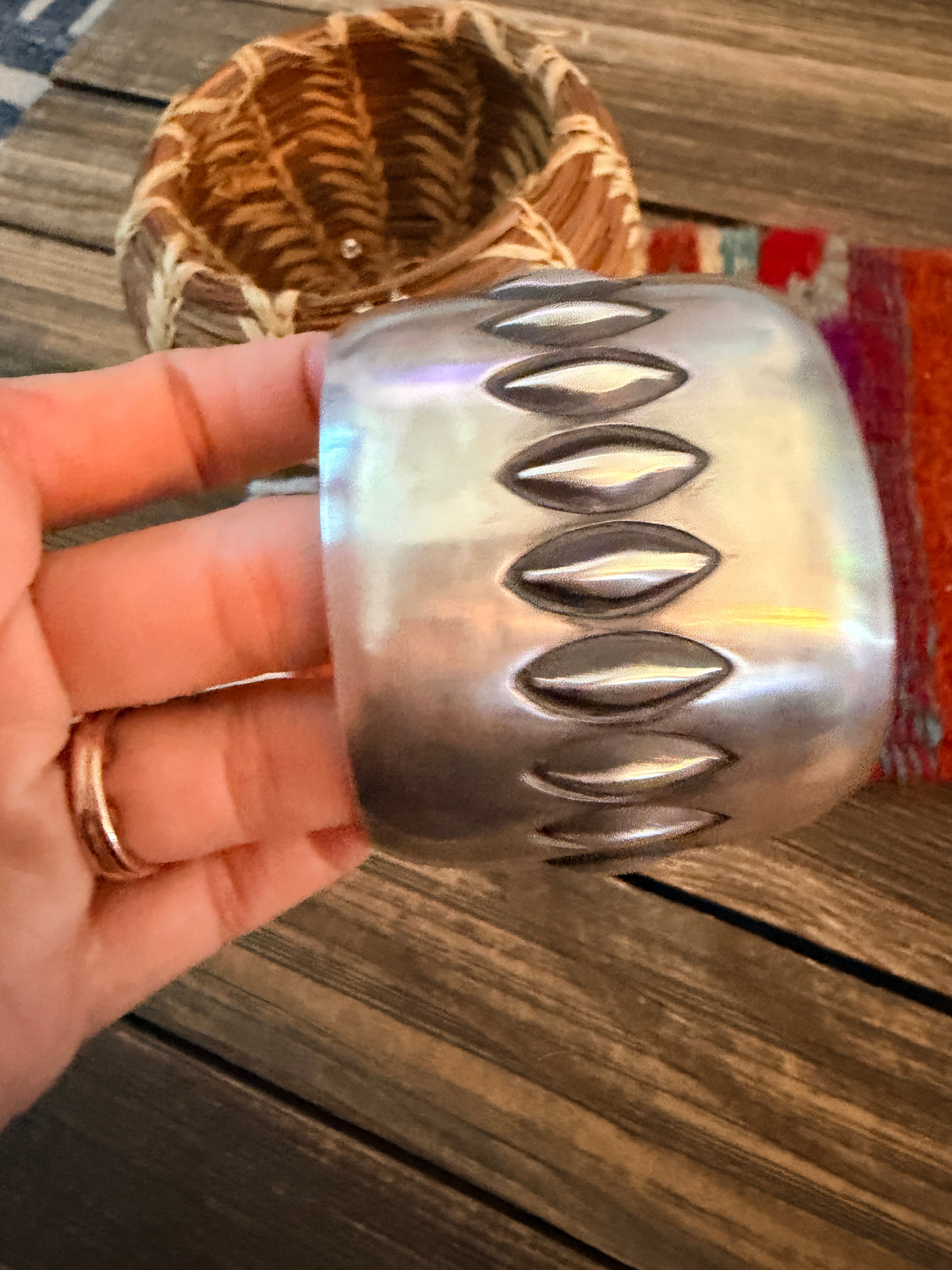 Handcrafted Sterling Silver Cuff Bracelet by Emerson Bill